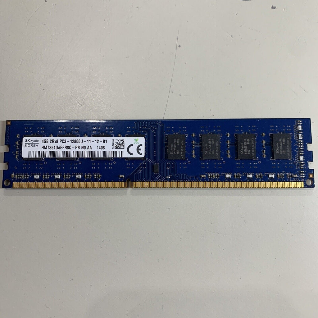 Hynix 4GB DDR3-RAM non-ECC 2Rx8 PC3-12800U HMT351U6EFR8C-PB N0 AA