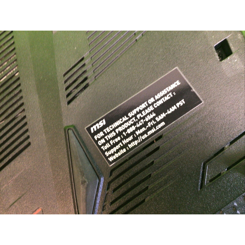 MSI GL63 8RC Gaming Laptop Core i5-8300H 24GB DDR4 RAM 240GB SSD+500GB HDD