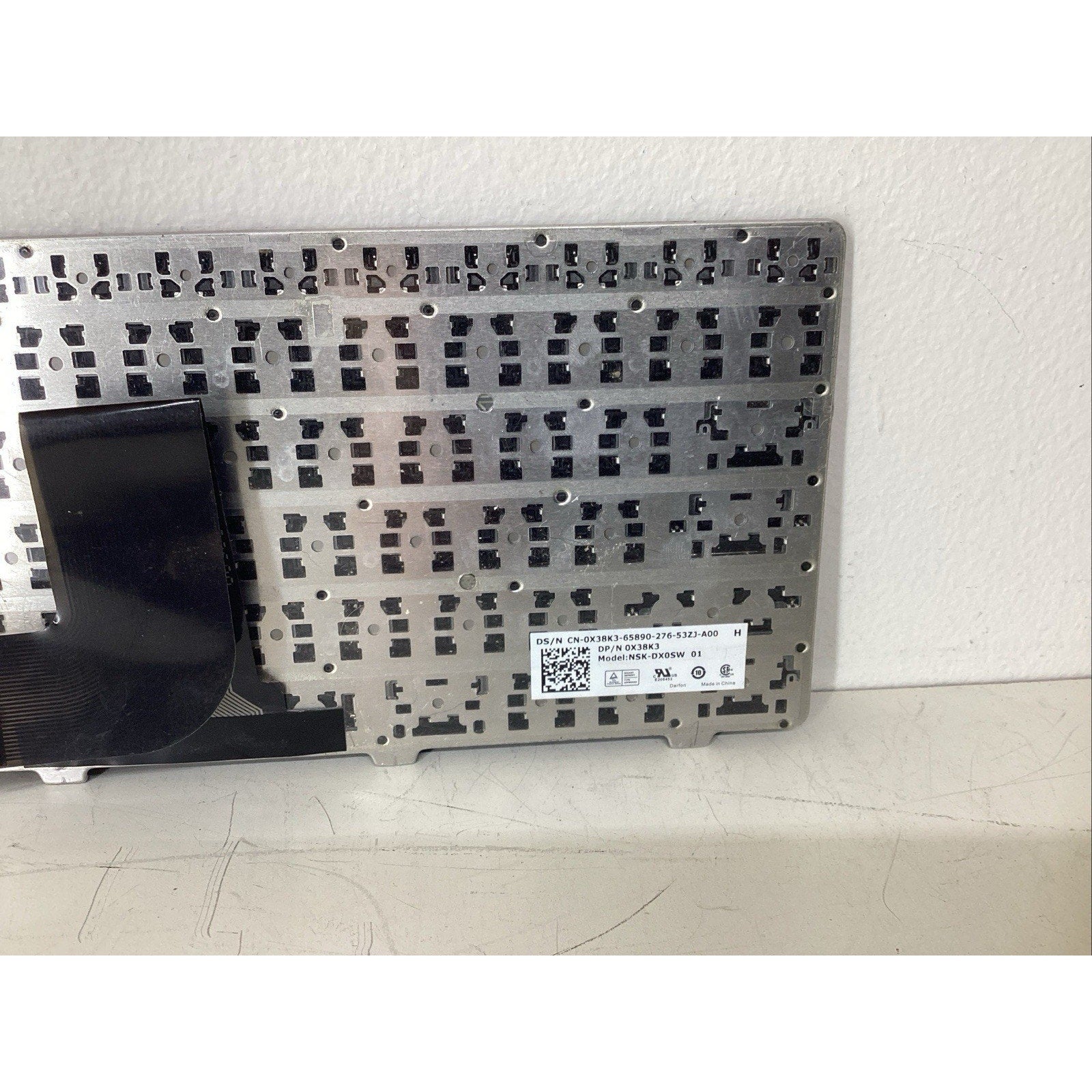 Dell Laptop Keyboard For Dell Inspiron 0X38K3 X38K3