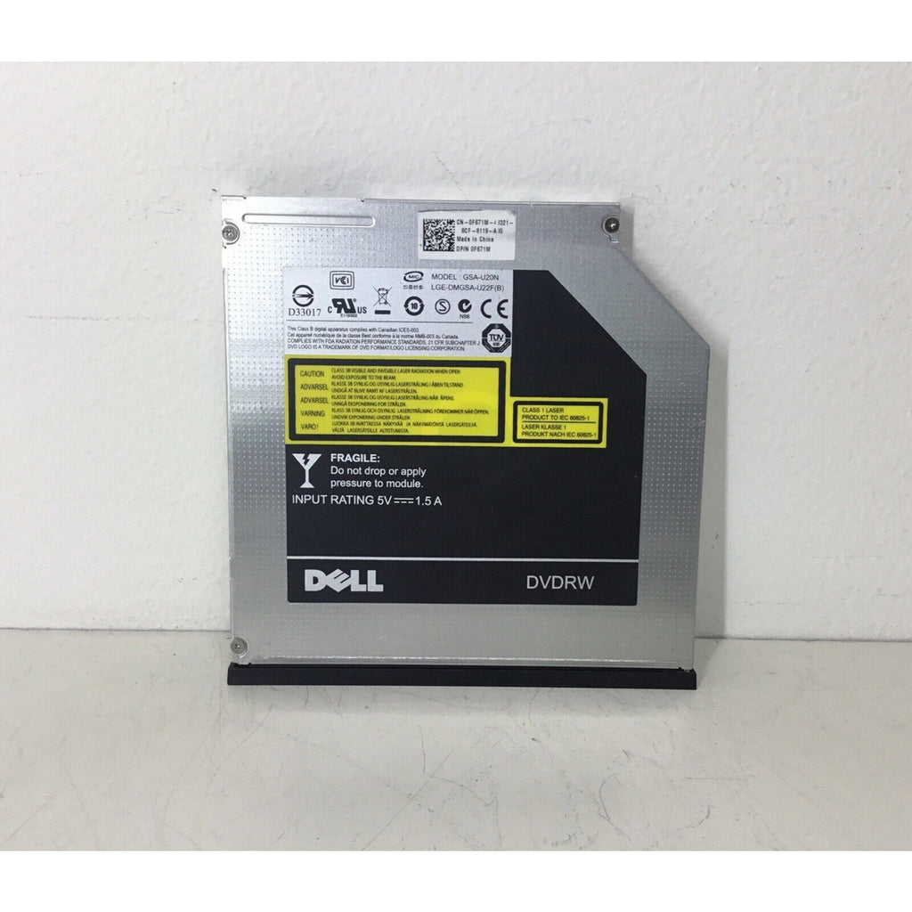 Dell GSA-U20N SATA DVDRW CDRW Drive 0F671M F671M