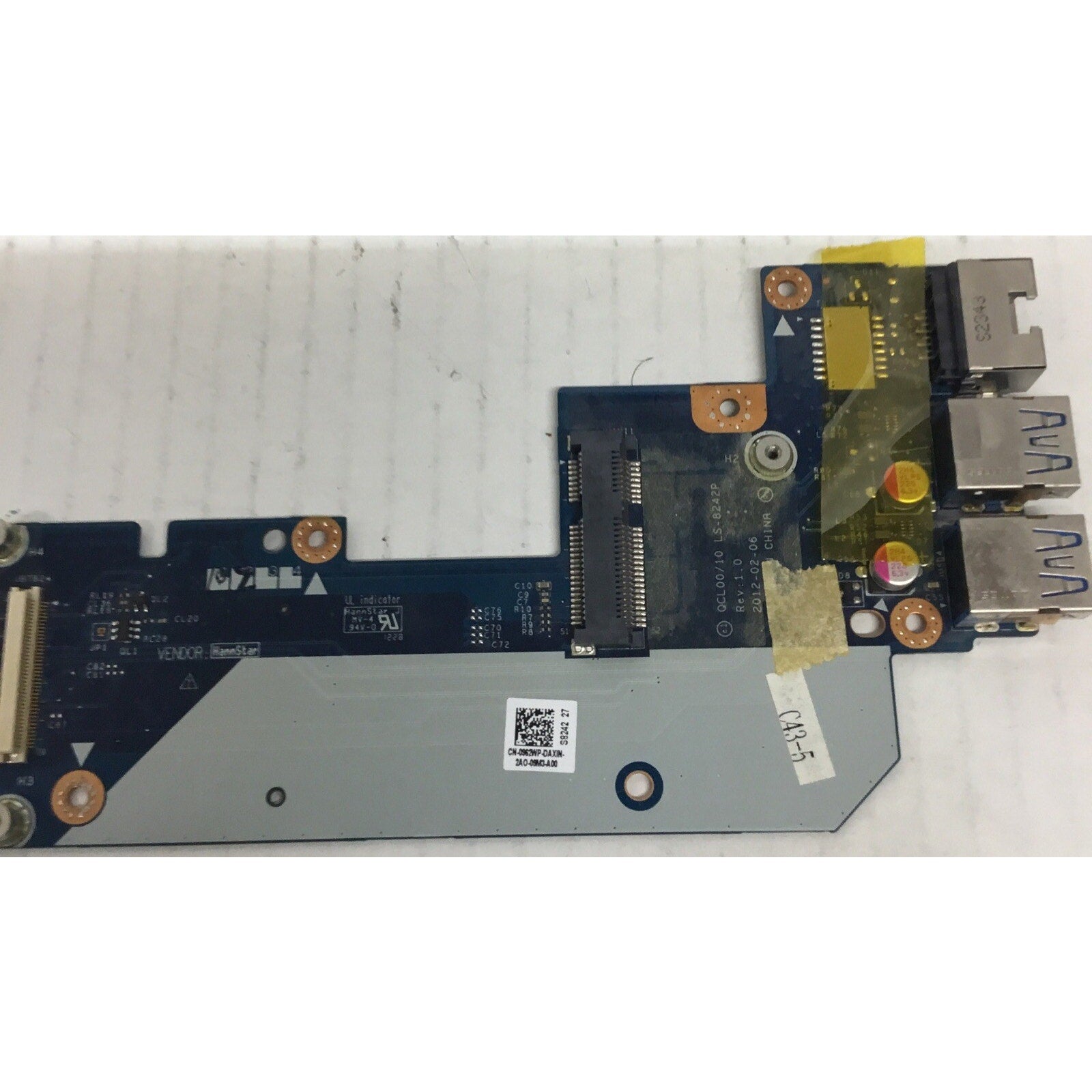 Dell Inspiron 15R 5520 - Dual-USB/Ethernet Board - LS-8242P