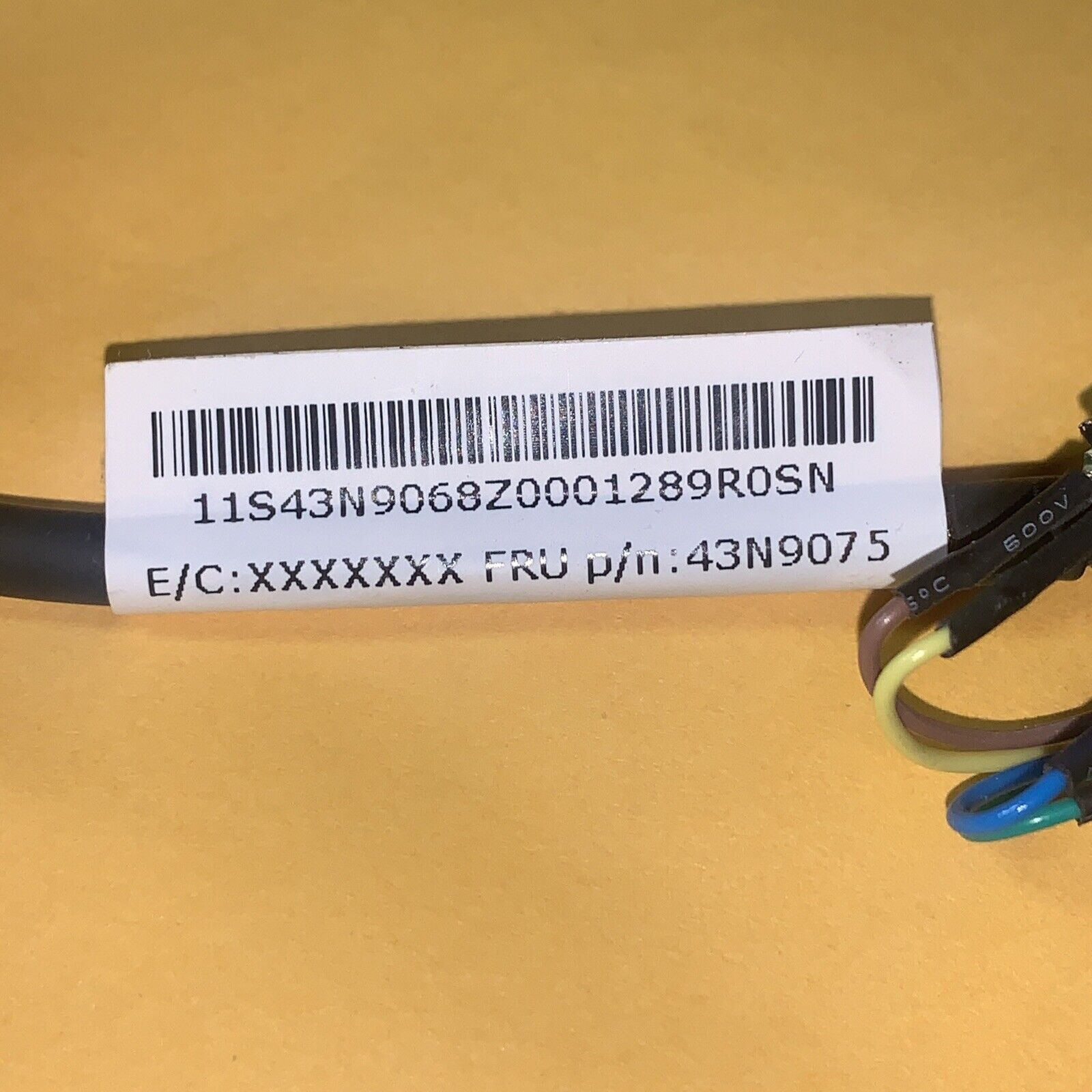 Lenovo ThinkCentre M90 M90P LED Power Button Switch Cable FRU-43N9075