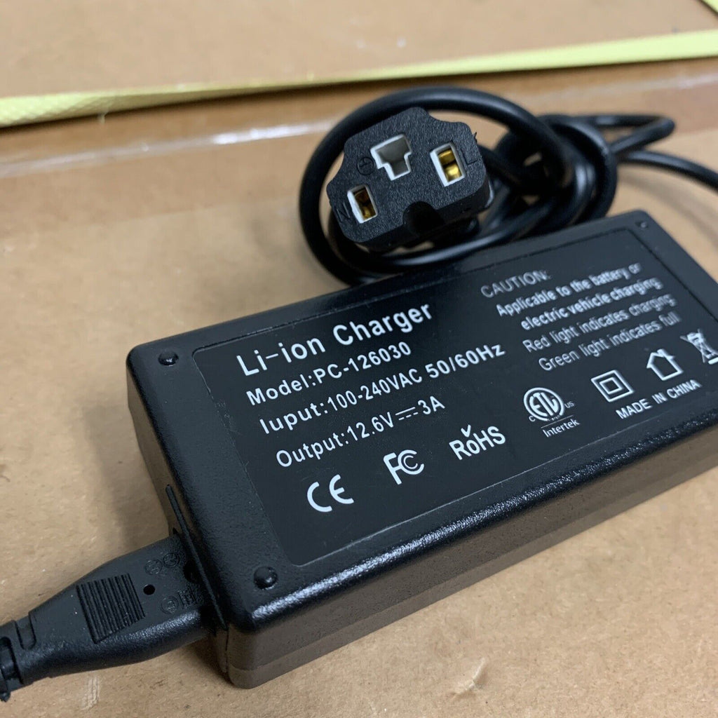 12.6V 3A Li-ion Charger Model: PC-126030 - Specialty Adapter - See Connectors