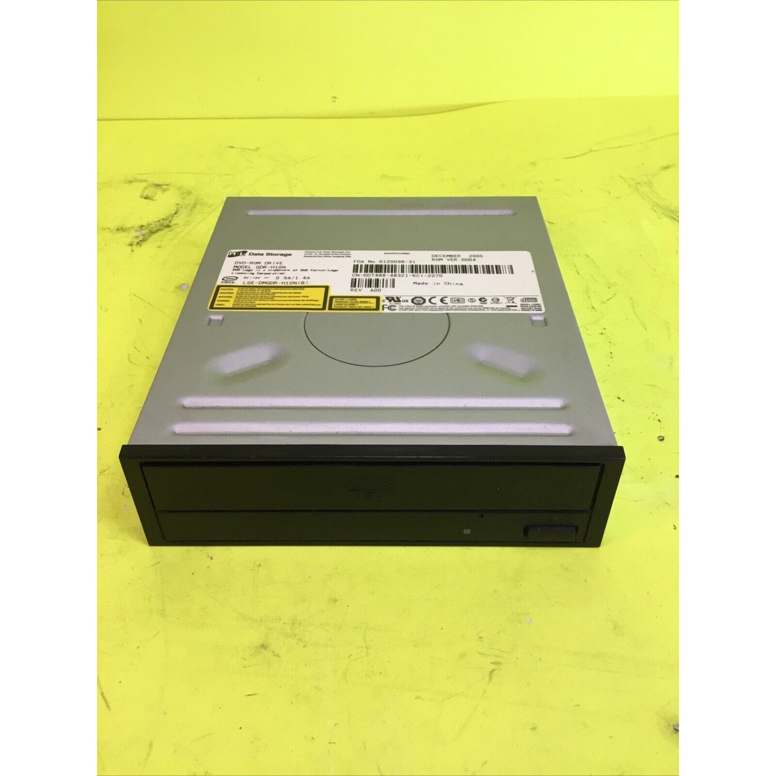 HP HEWLETT PACKARD MODEL GDR-H10N DVD-ROM DRIVE GDR-H10N, DVD ROM SATA 16X