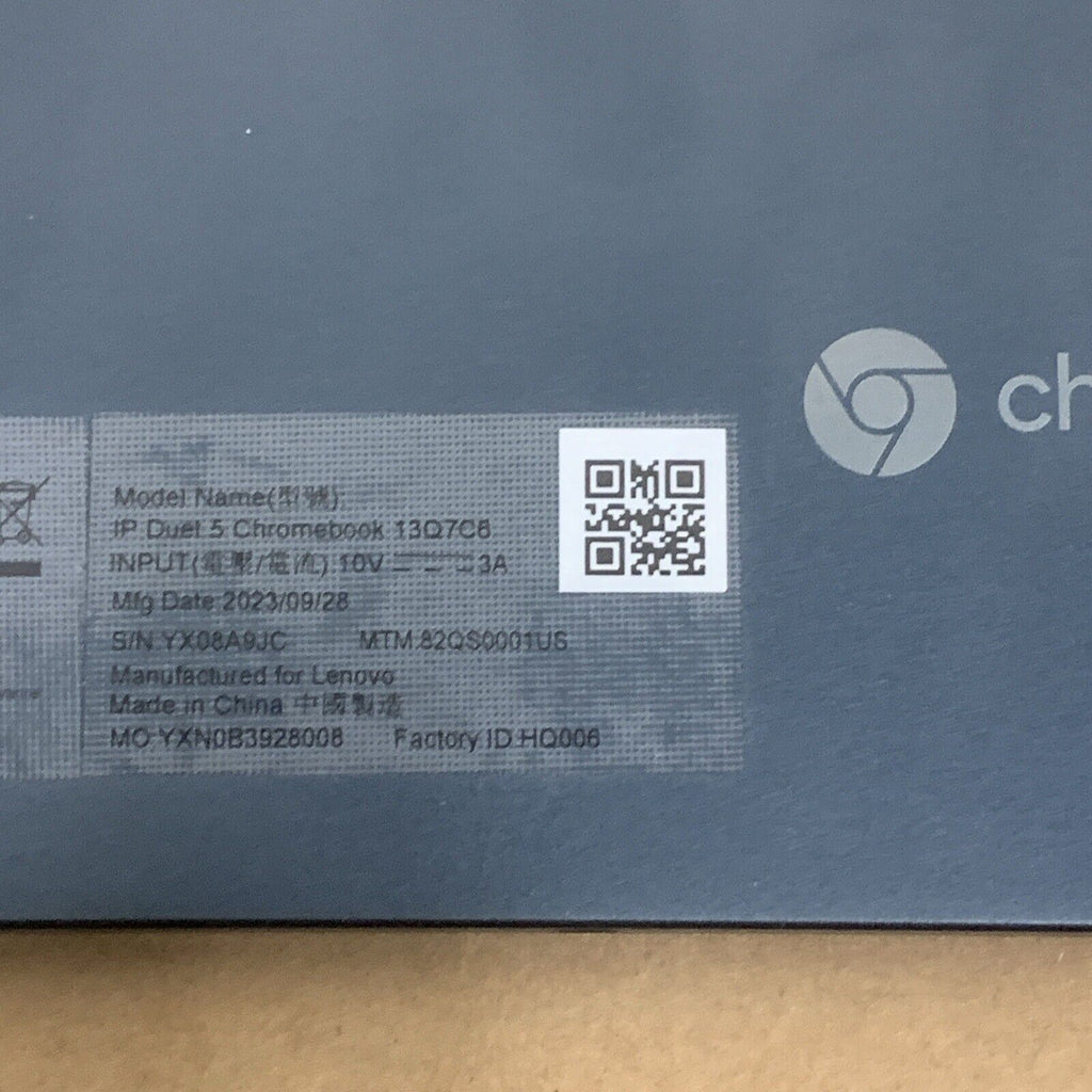 Lenovo 13.3" Duet 5 Chromebook 13Q7C6 Tablet - Screen Broken - As-Is/BAD