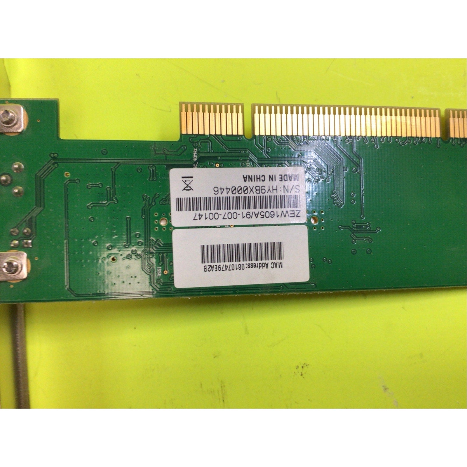 ZONET ZEW1605A 802.11g PCI Wireless Adapter Card with Antenna