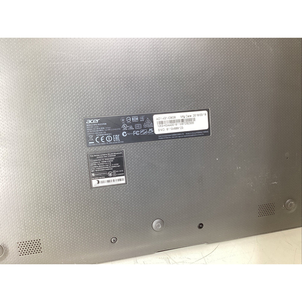 Acer Aspire One CloudBook 14 AO1-431-C8G8 N15V2 2GB RAM 32GB eMMc - For Parts