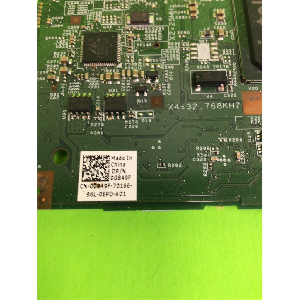 Dell Inspiron 1545 Laptop Motherboard 48.4AQ01.021 0G849F TESTED