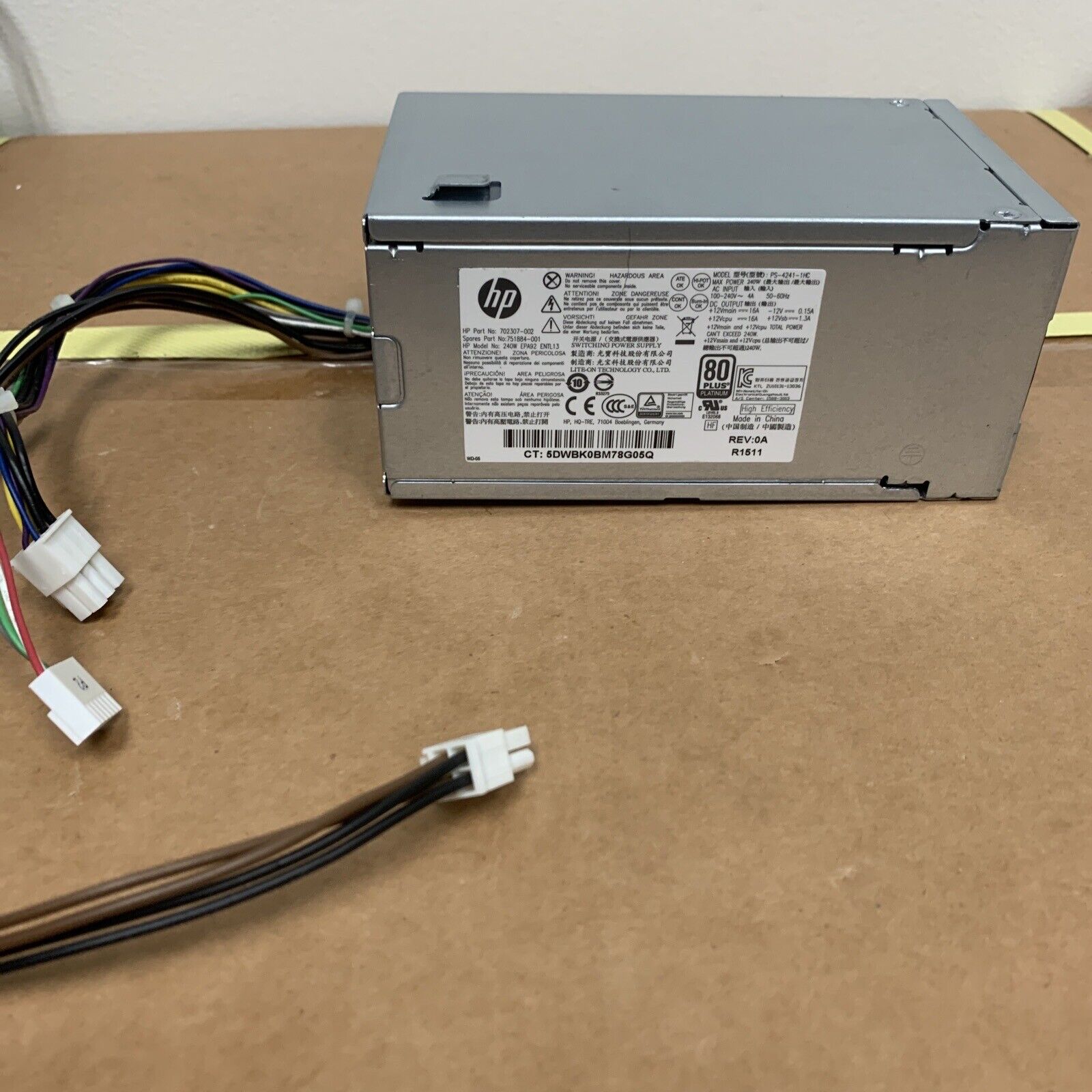 HP PS-4241-1HC 702307-002 751884-001 Desktop PC Power Supply 240W EPA92 ENTL13