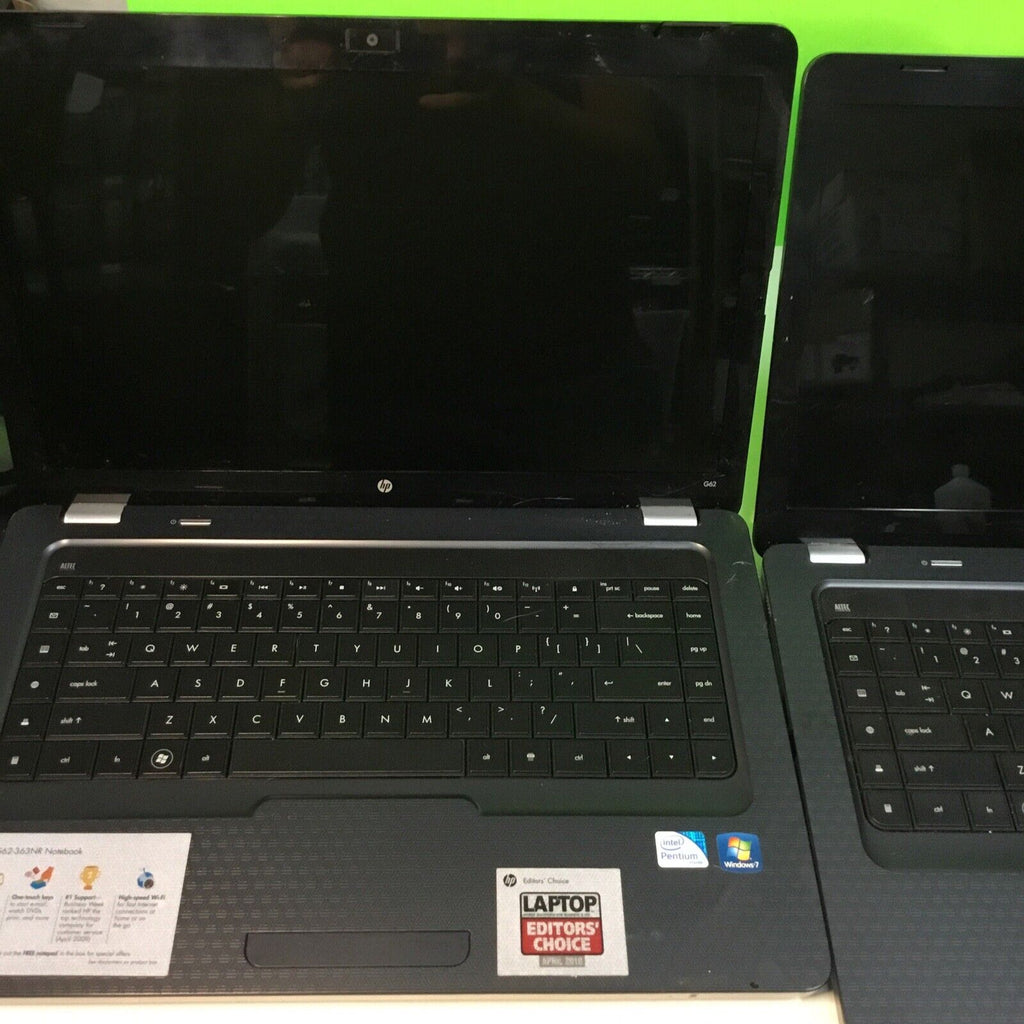 Lot of 2x HP G62 Laptops FOR PARTS