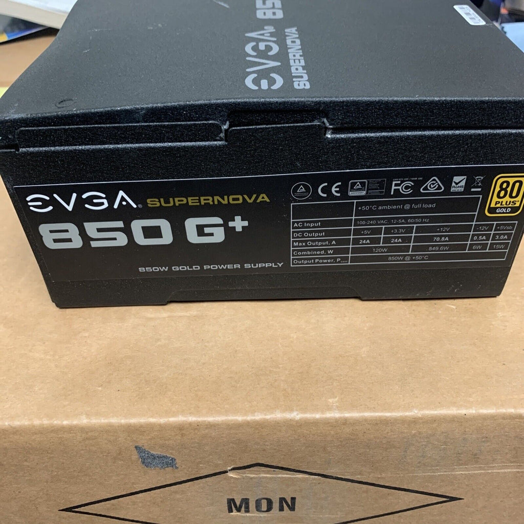 *DAMAGED* EVGA SuperNOVA 120-GP-0850-X1, 850 G+, 80 Plus Gold 850W (B1) - Broken