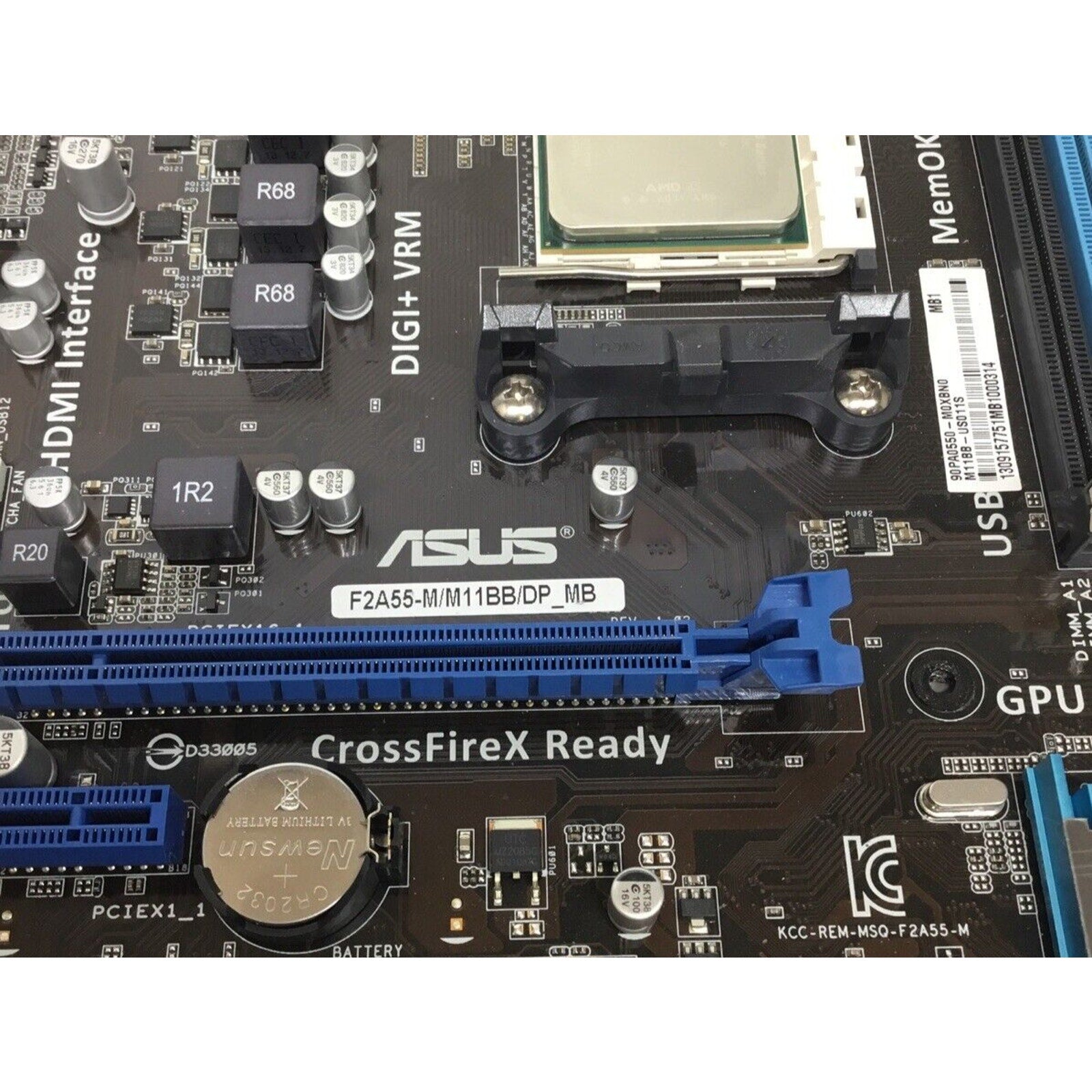 ASUS Motherboard F2A55-M/M11BB/DP_MB WITH IO SHIELD AND CPU