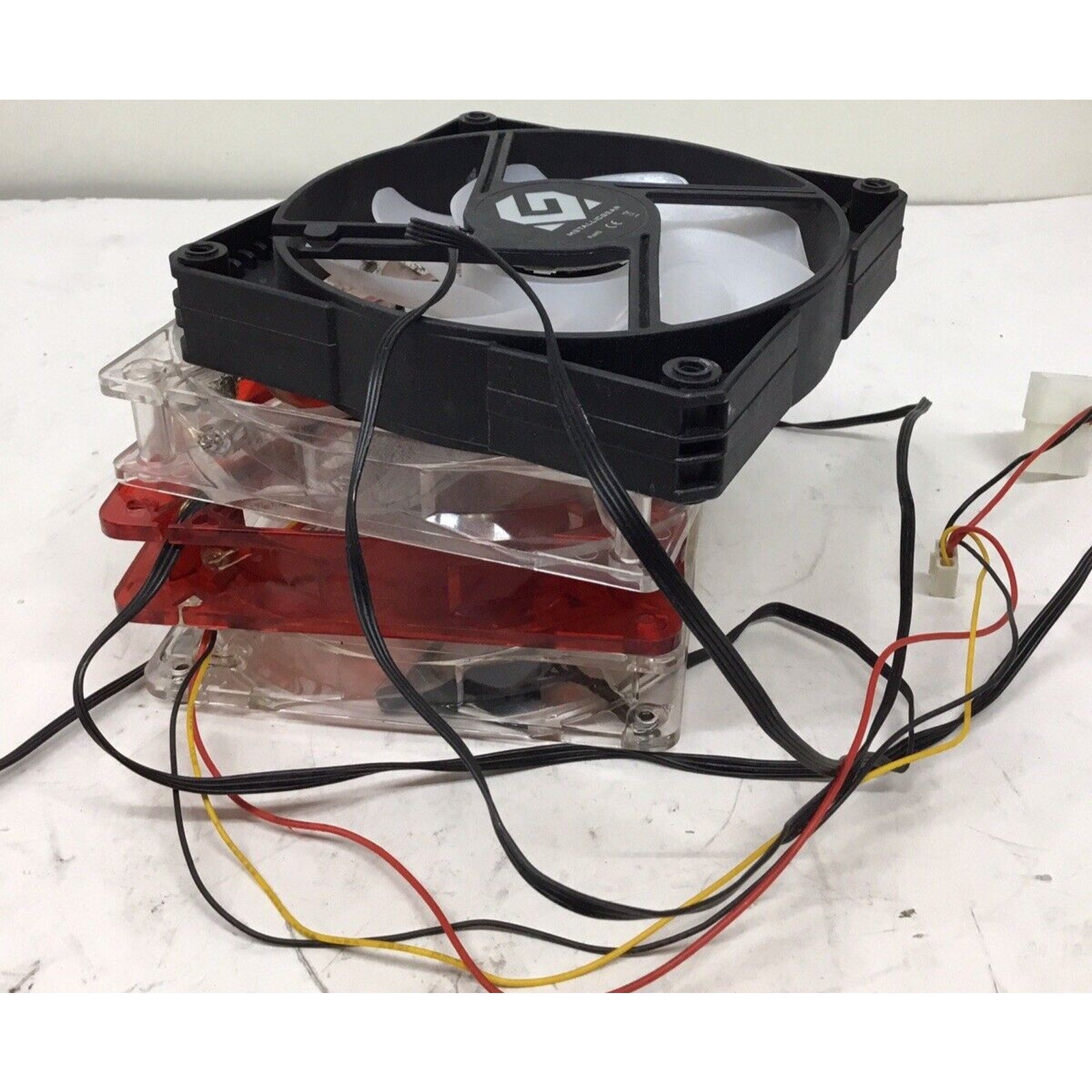 Lot of 4 Used 120mm Case Fans (Multibrand)