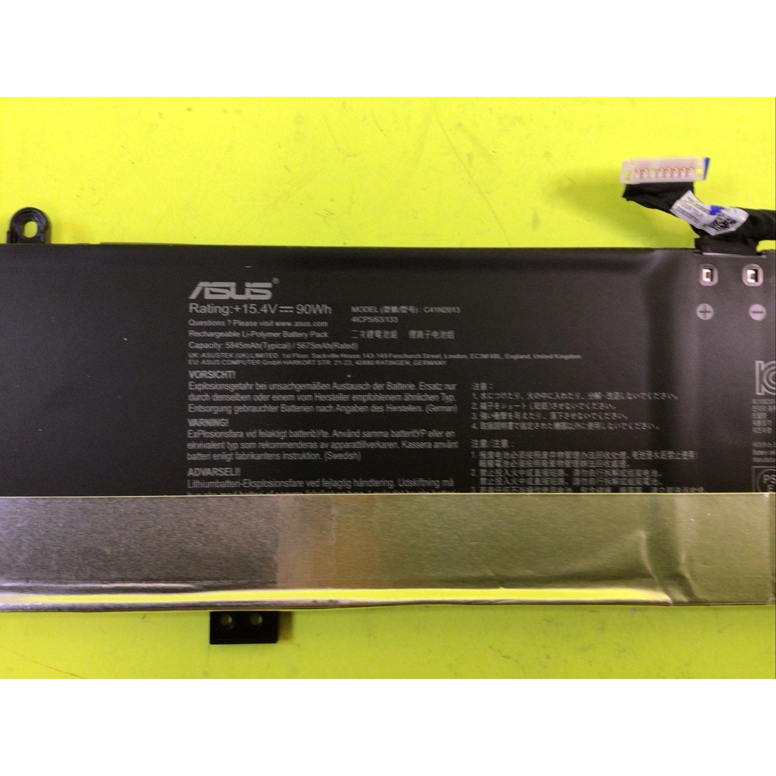 Asus ProArt StudioBook 16 H7604J Battery and Cable C41N2013