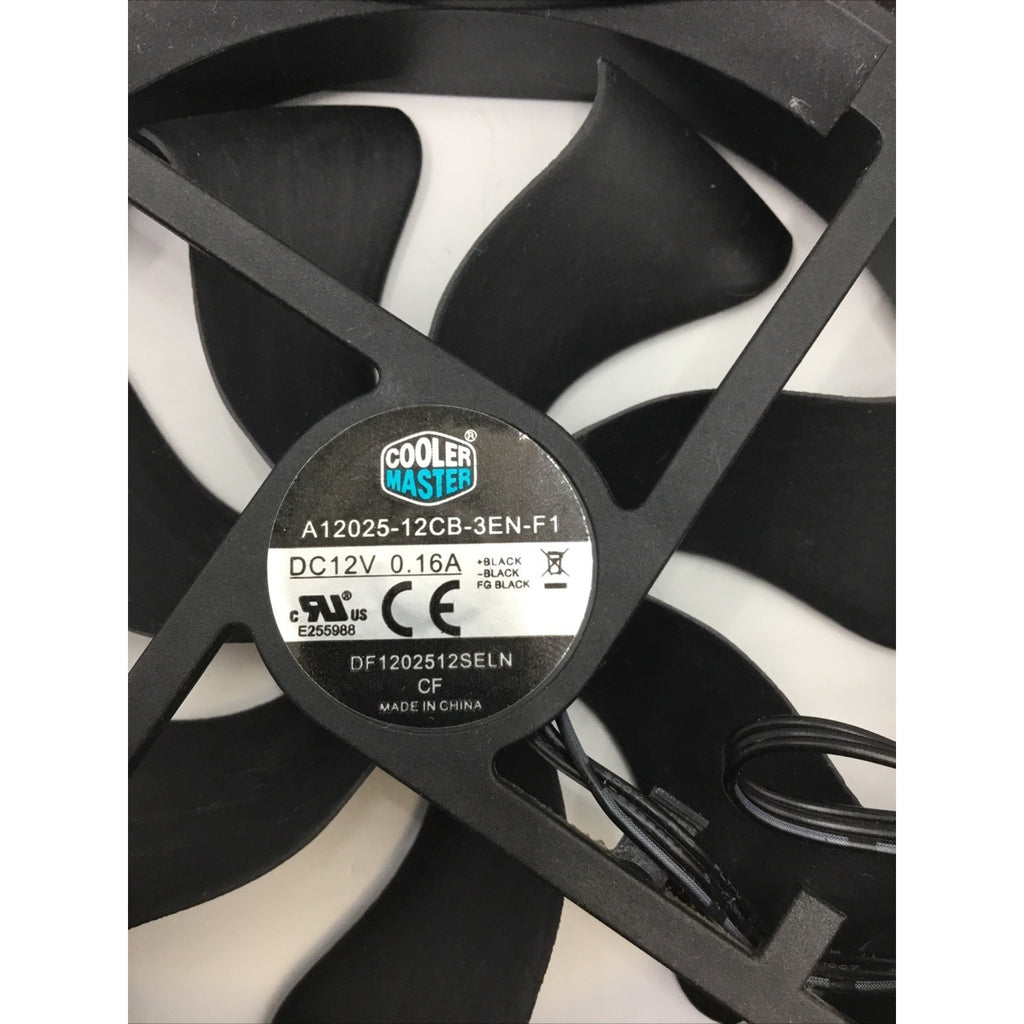 2x A12025-12CB-3BN-F1 DF1202512SELN | Cooler Master Chassis Fan DC12V 0.16A