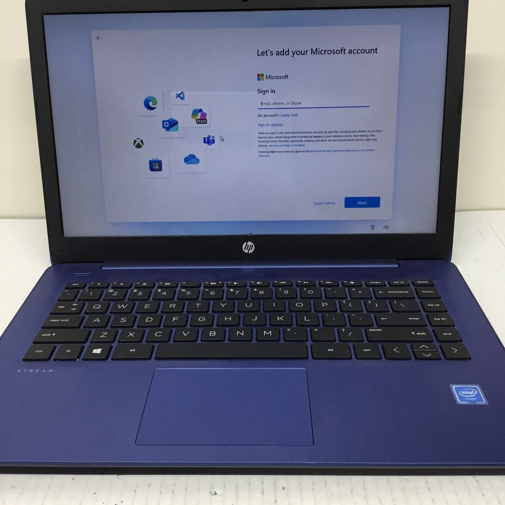 HP STREAM 14-CB161WM 32GB/4GB/1.6GHZ INTEL EMMC 14"