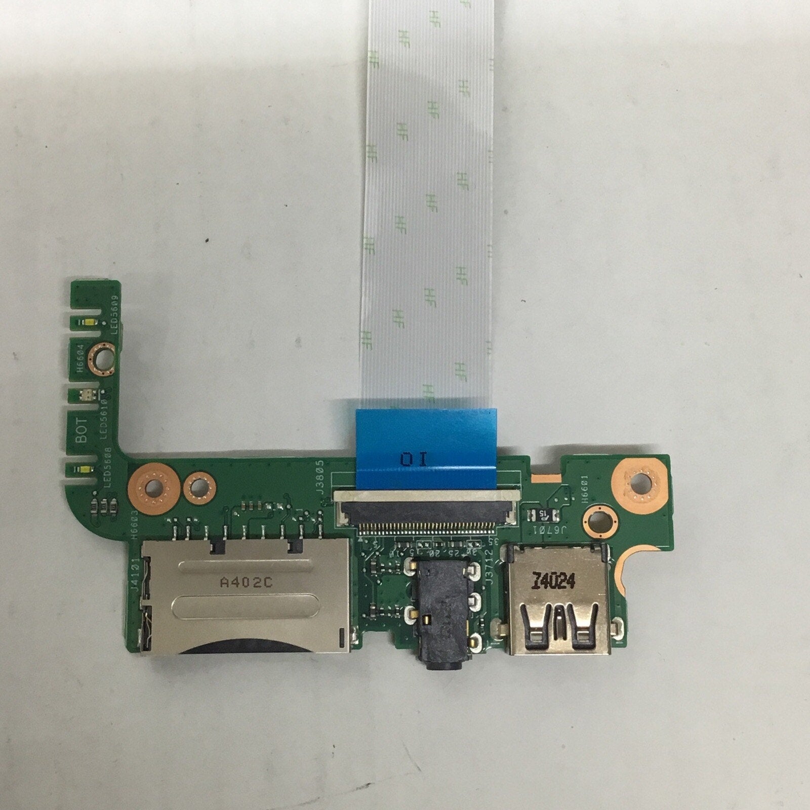 GENUINE ASUS VIVOBOOK V551L CARD READER AUDIO USB BOARD W/ CABLE 60NB02A0-US1030