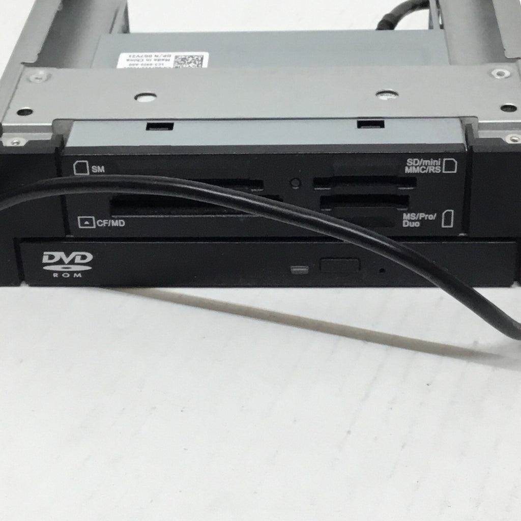 Media Flash Card Reader 0G7V21W /Cable & Cage/Caddy 0NR95F + CD Rom Driver