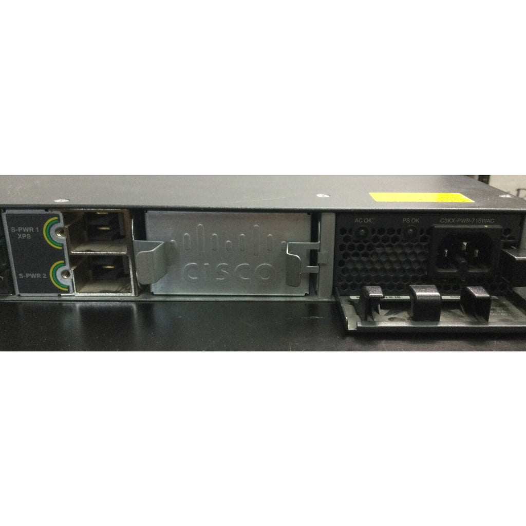 Cisco WS-C3560X-24T-S V02 24 Port Switch W/ C3KX-NM-1G & 2X C3KX-PWR-350WAC