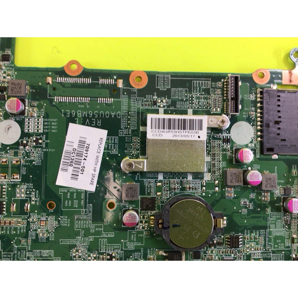 HP Sleekbook 15 Motherboard AMD A6 4455m APU with Radeon Graphics 709174-501