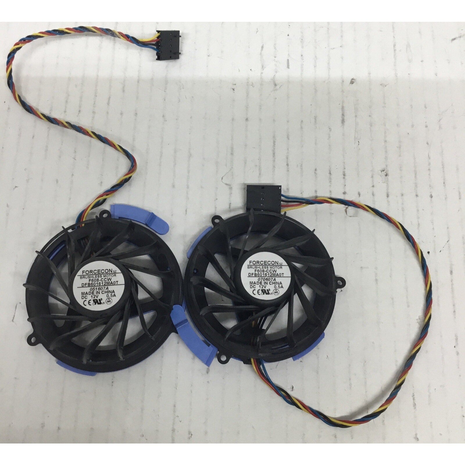 Lot of 2 Dell OptiPlex 755 760 780 Hard Drive Fan DFB601612MA0T