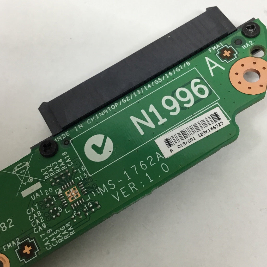 Genuine MSI GT70 MS-1762 HDD Hard Drive Board MS-1762A
