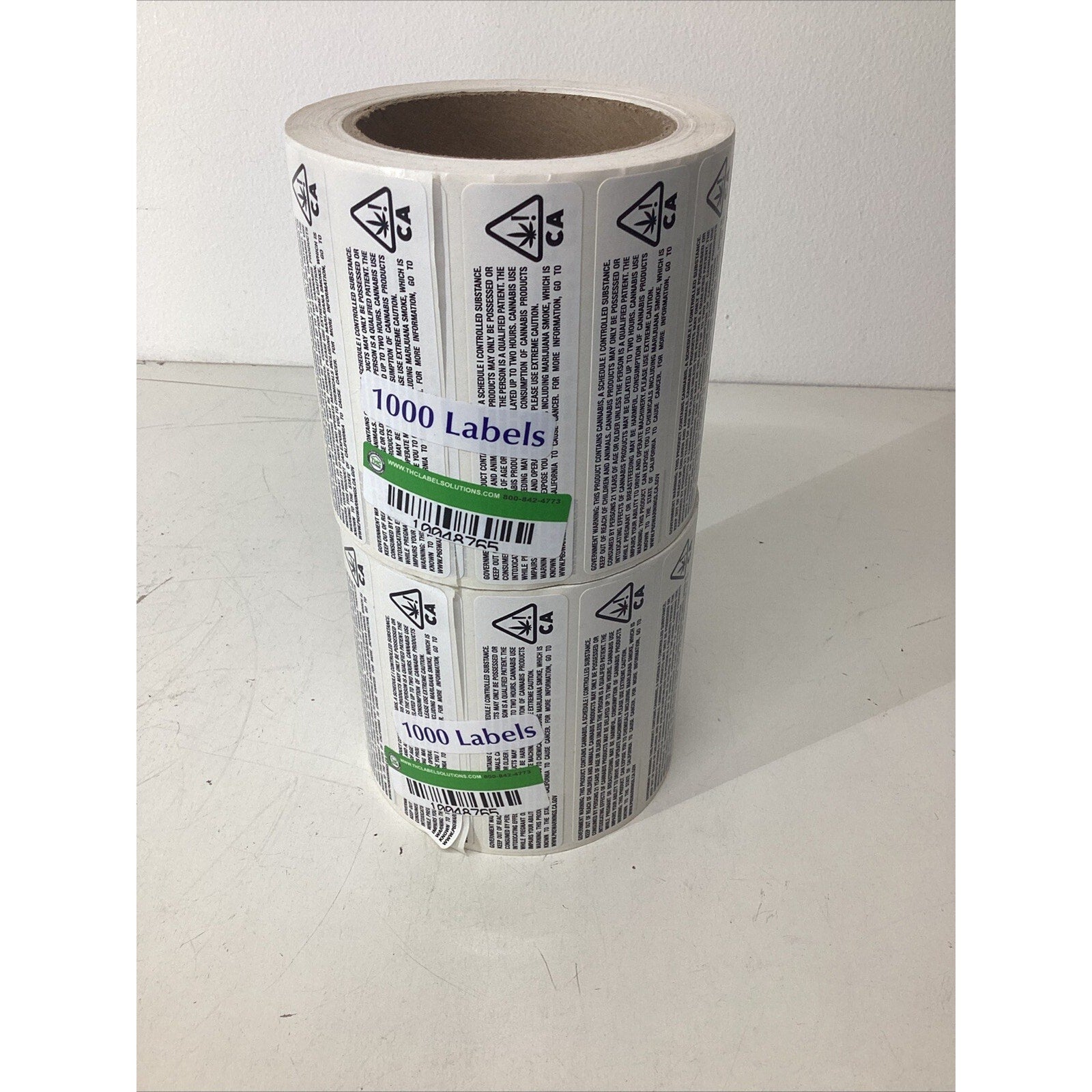 2000 California Warning with Prop 65 Label, {LOT OF 2 }1,000 Stickers