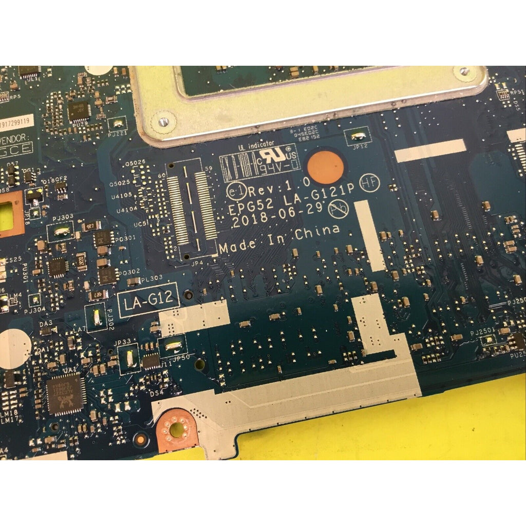 HP 15-BS212WM MOTHERBOARD INTEL CELERON N4000 L19049-601 FOR PARTS or REPAIR