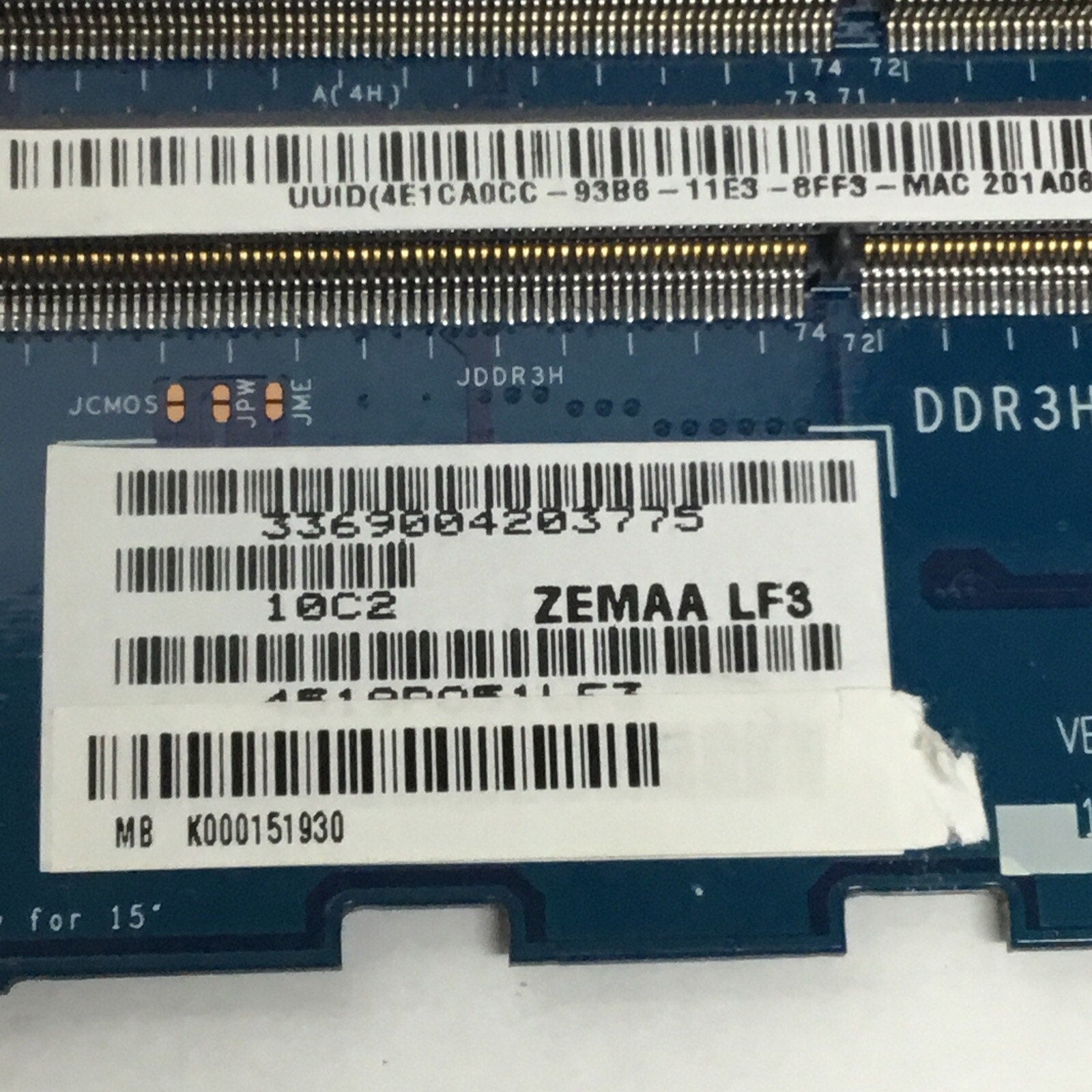 For Parts Toshiba Satellite E45t Intel i5-4200U 1.6GHz Motherboard LA-A481P