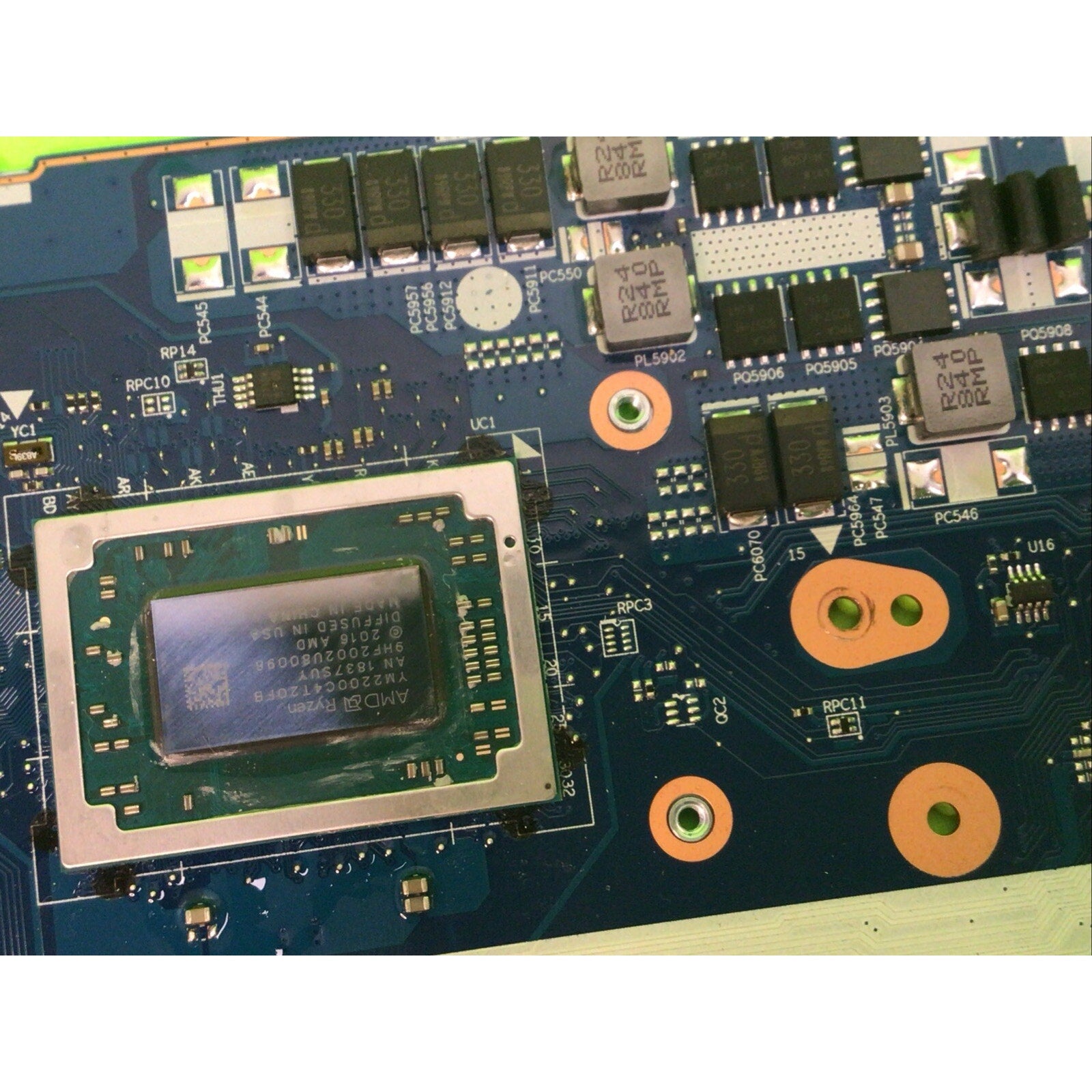 Lenovo ThinkPad Motherboard AMD R3 2200U E485 E585 NM-B531 FOR PARTS or REPAIR