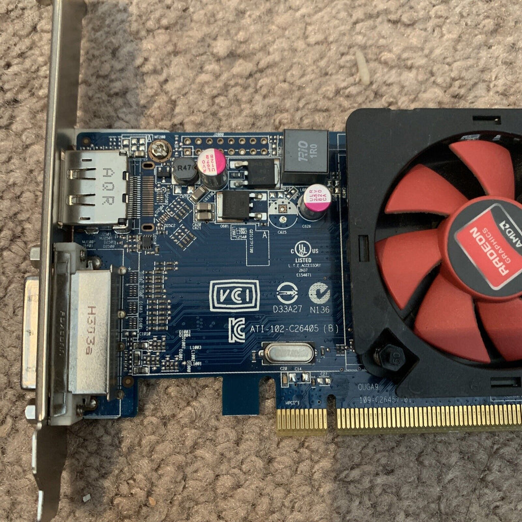 Dell AMD Radeon HD 7470 1GB DDR3 PCI-E x16 DVI D-Port FH Video Card VVYN4 0VVYN4