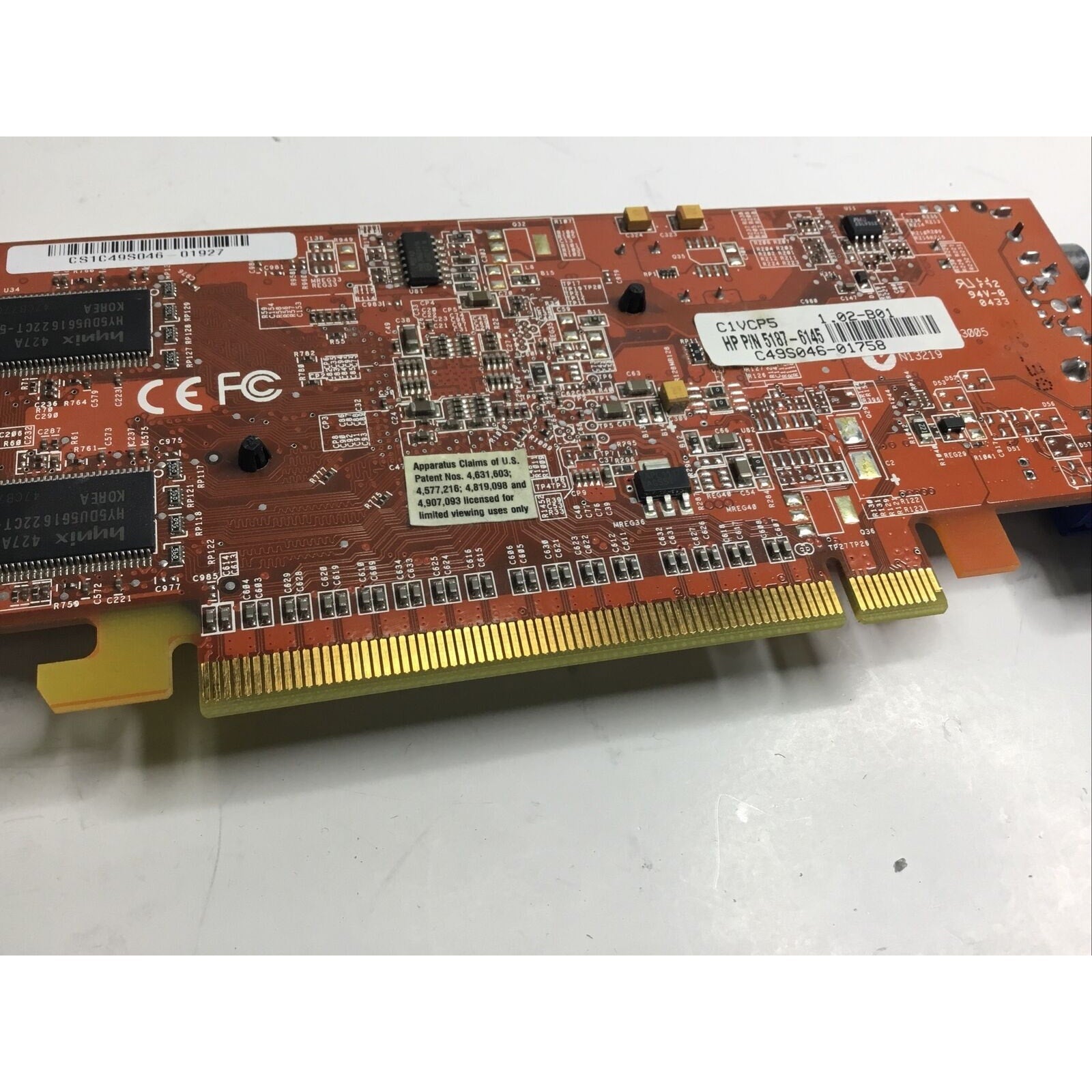 HP 5187-6145 Video Graphics Card Asus C1VCP5