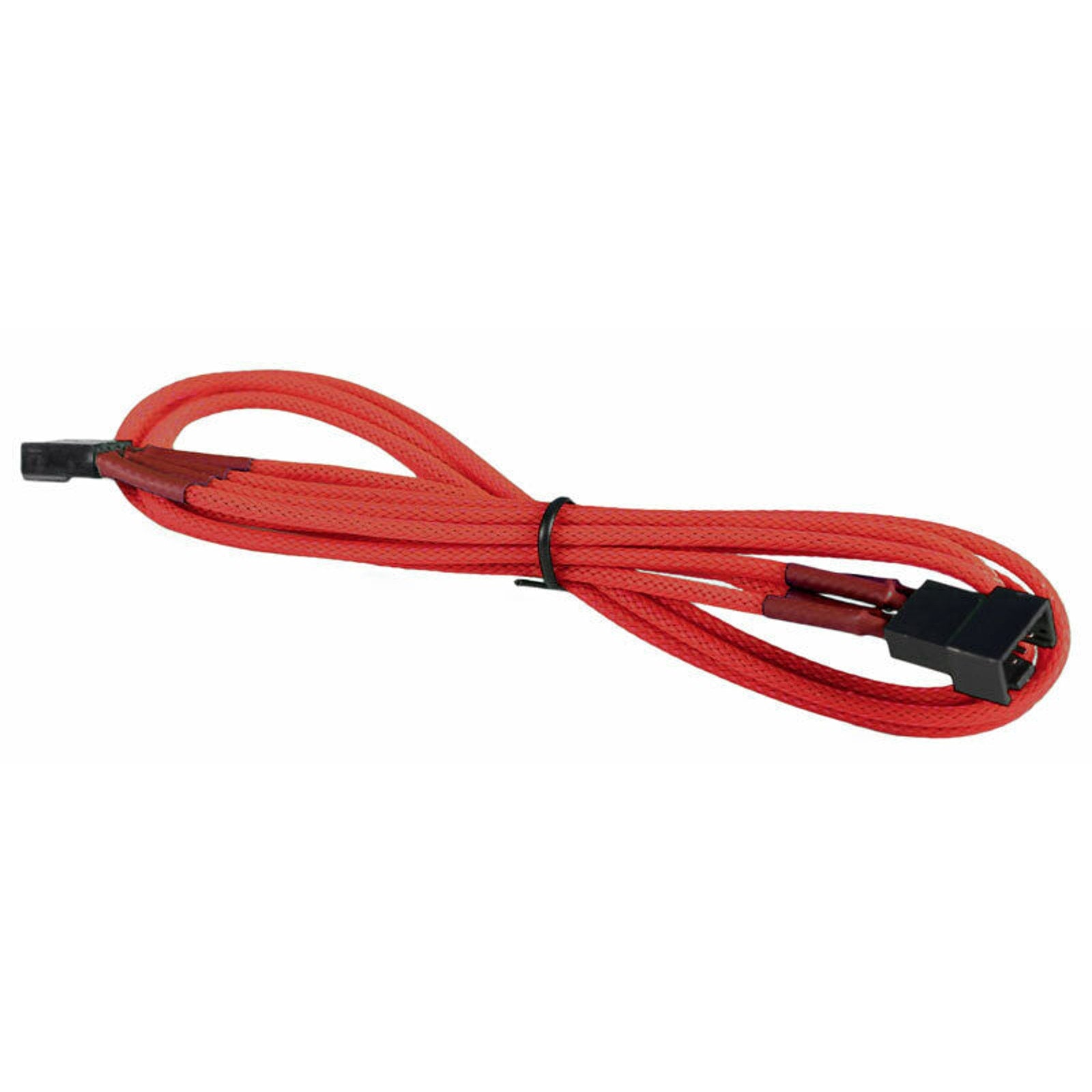 12" PWM Fan Power Extension Cable - 4-pin TX4 - Male/Female - Red