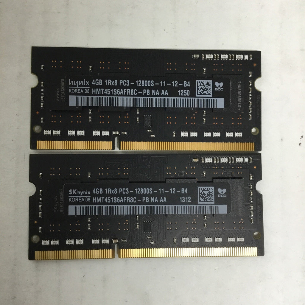 Hynix 8GB (2x4GB) PC3-12800 DDR3-1600 Memory (HMT451S6AFR8C-PB)