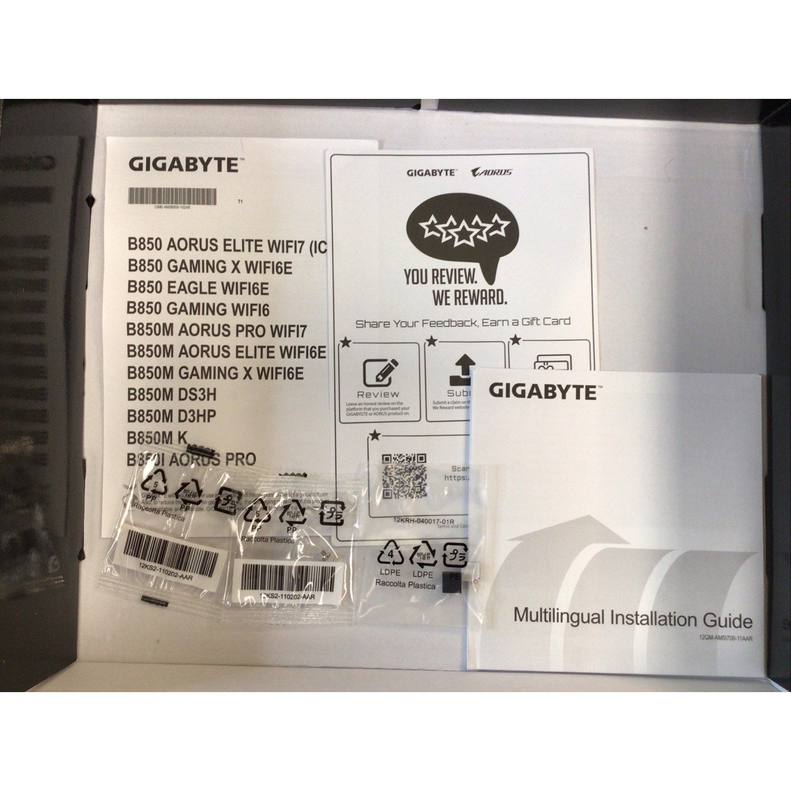 BOX for Gigabyte Eagle WIFI6E Empty Box For Display