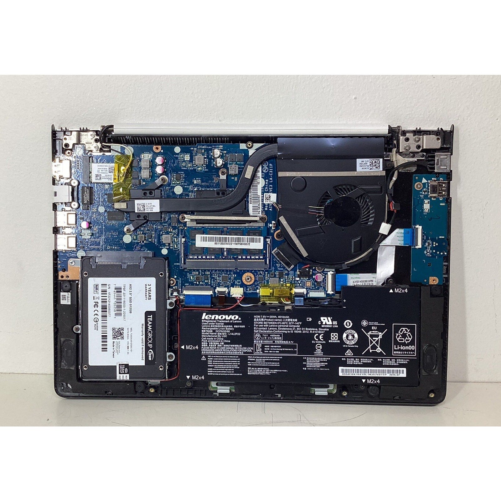 Lenovo U31-70 13.3" White Laptop 512GB 8GB RAM Intel Core i7 - For Parts