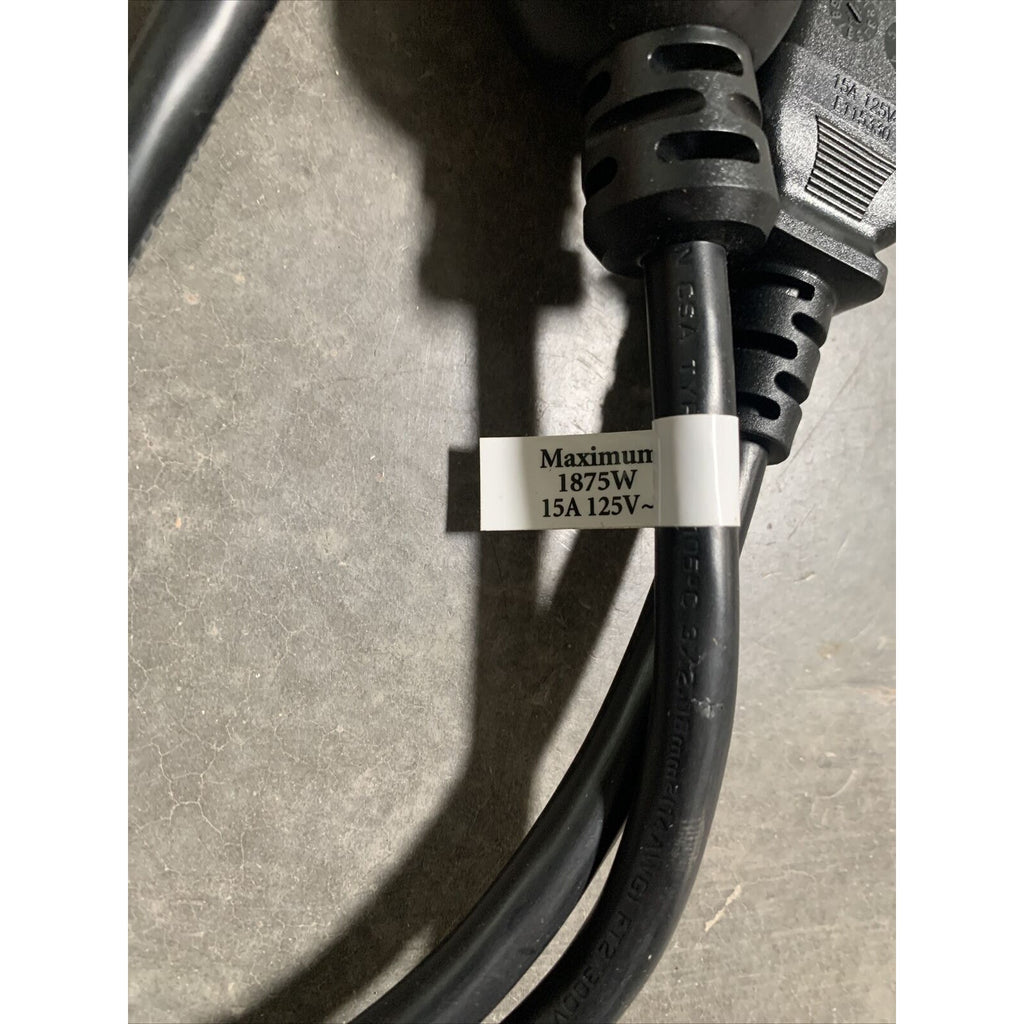 3ft L5-20 to C19 15A 125V 1875W 14AWG Server Power Cable - 3 Feet