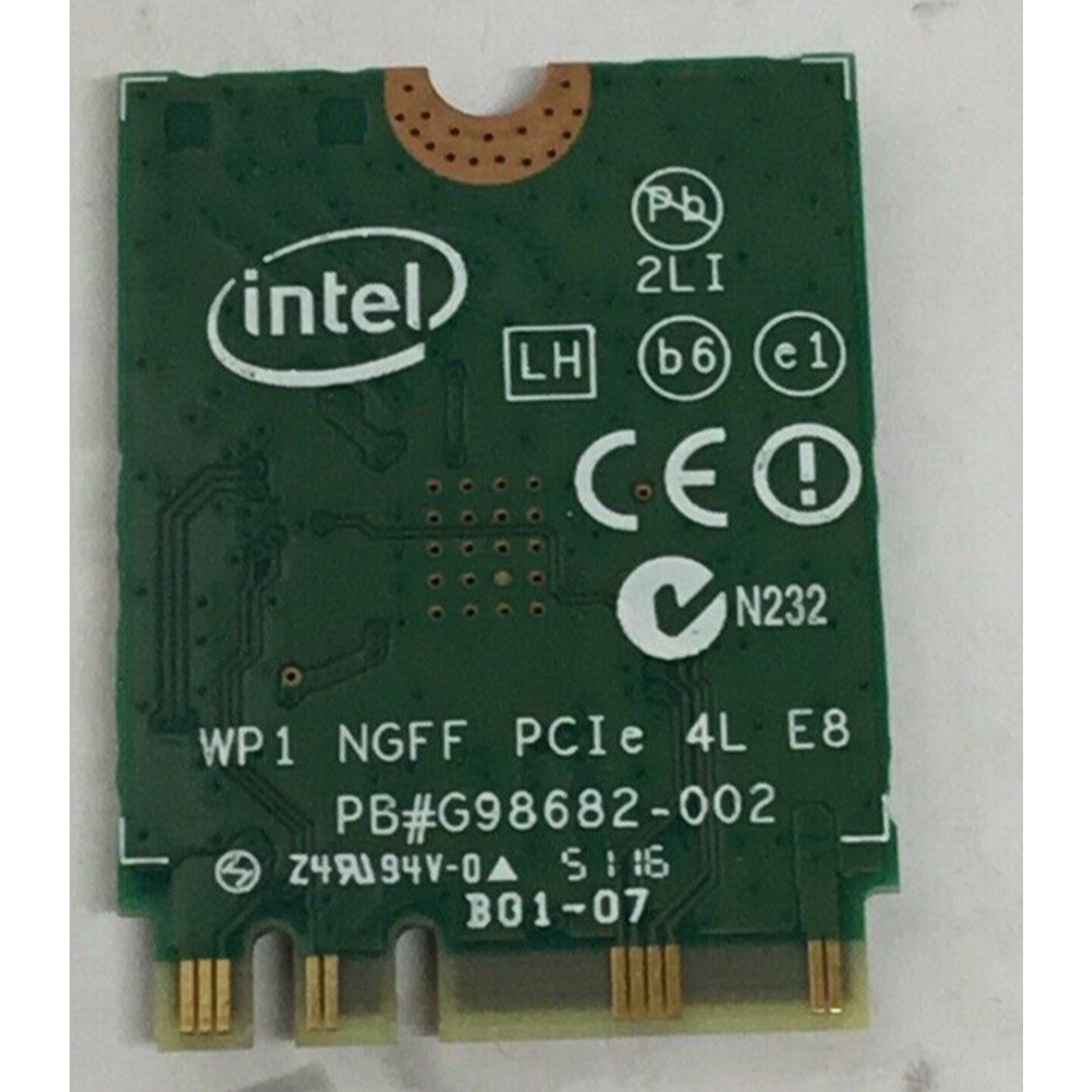 Intel Dual Band Wireless-AC 3160 (3160NGW) BT 4.0 Dell P/N: 0N2VFR