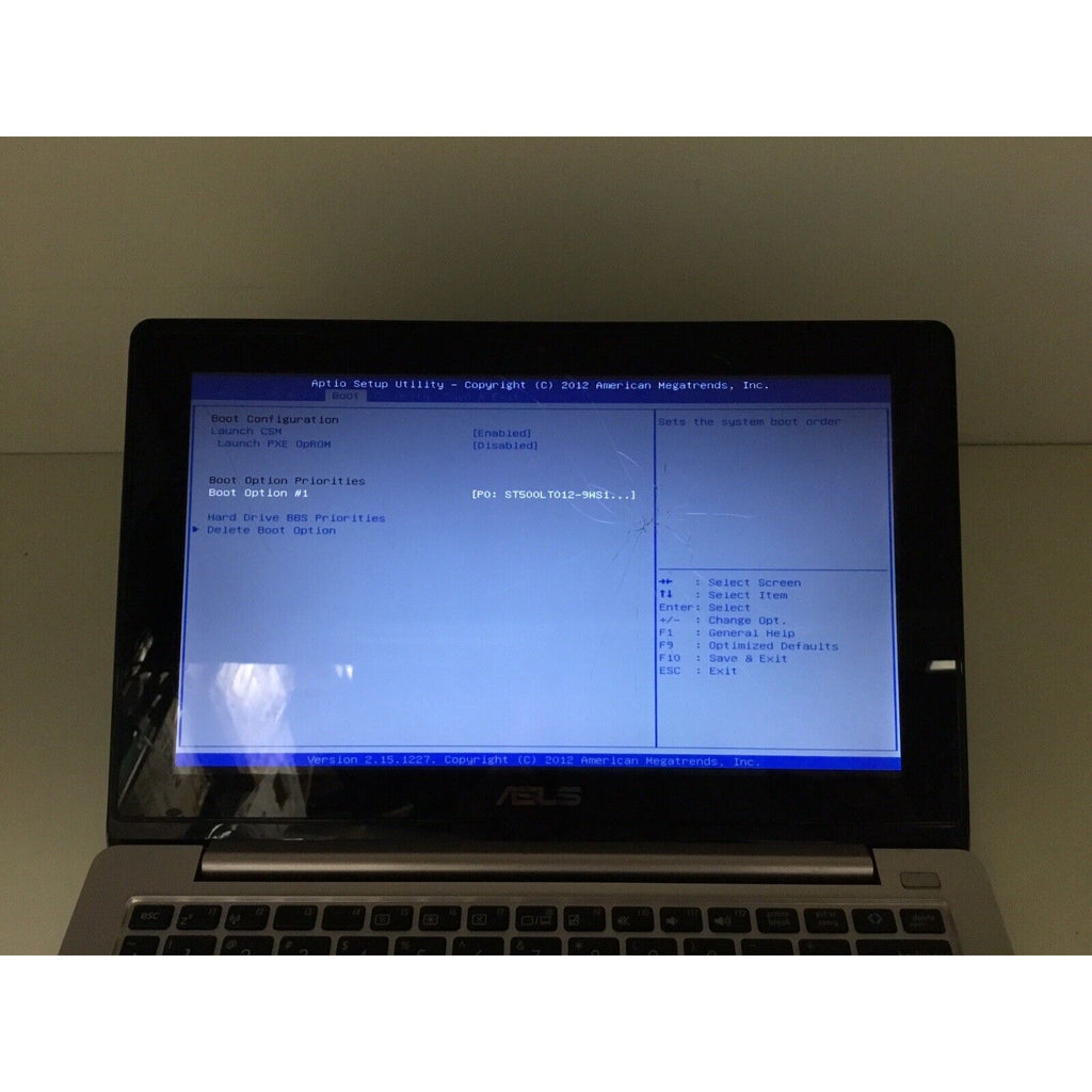 ASUS X202E Notebook PC Intel Pentium CPU 2117U X202E-DB21T No OS - For Parts