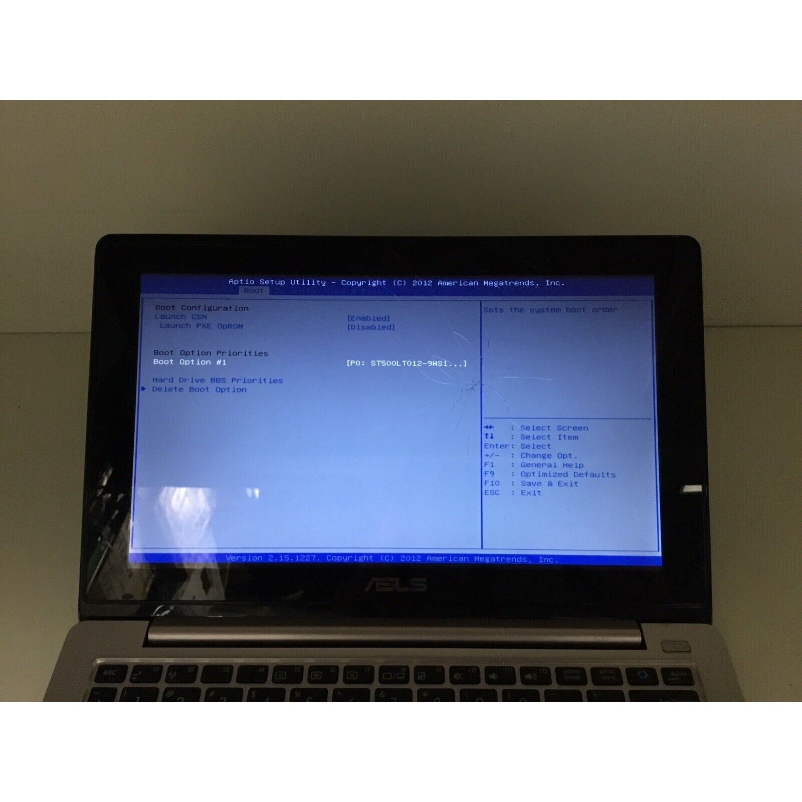 ASUS X202E Notebook PC Intel Pentium CPU 2117U X202E-DB21T No OS - For Parts