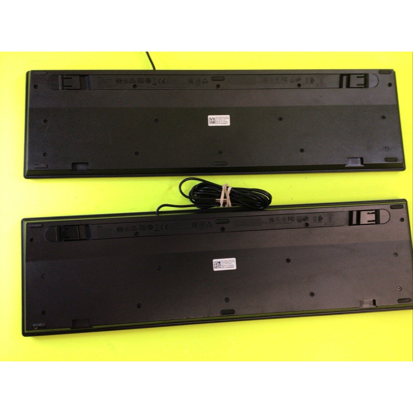 Lot of 2 Dell KB216p Wired Keyboards