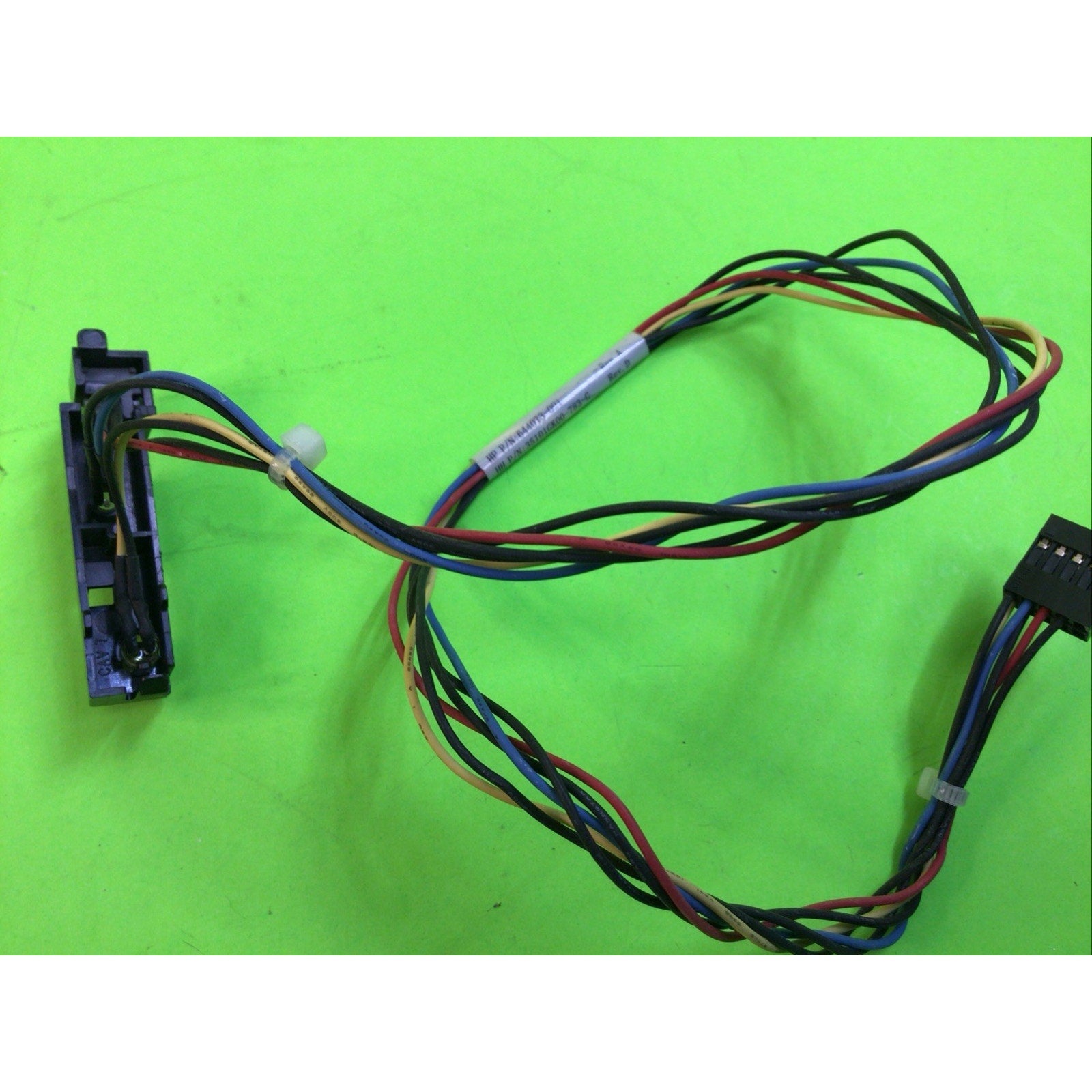 HP 644073-001 Power Button Switch LED Cable Assembly Pro 3400 Series MT