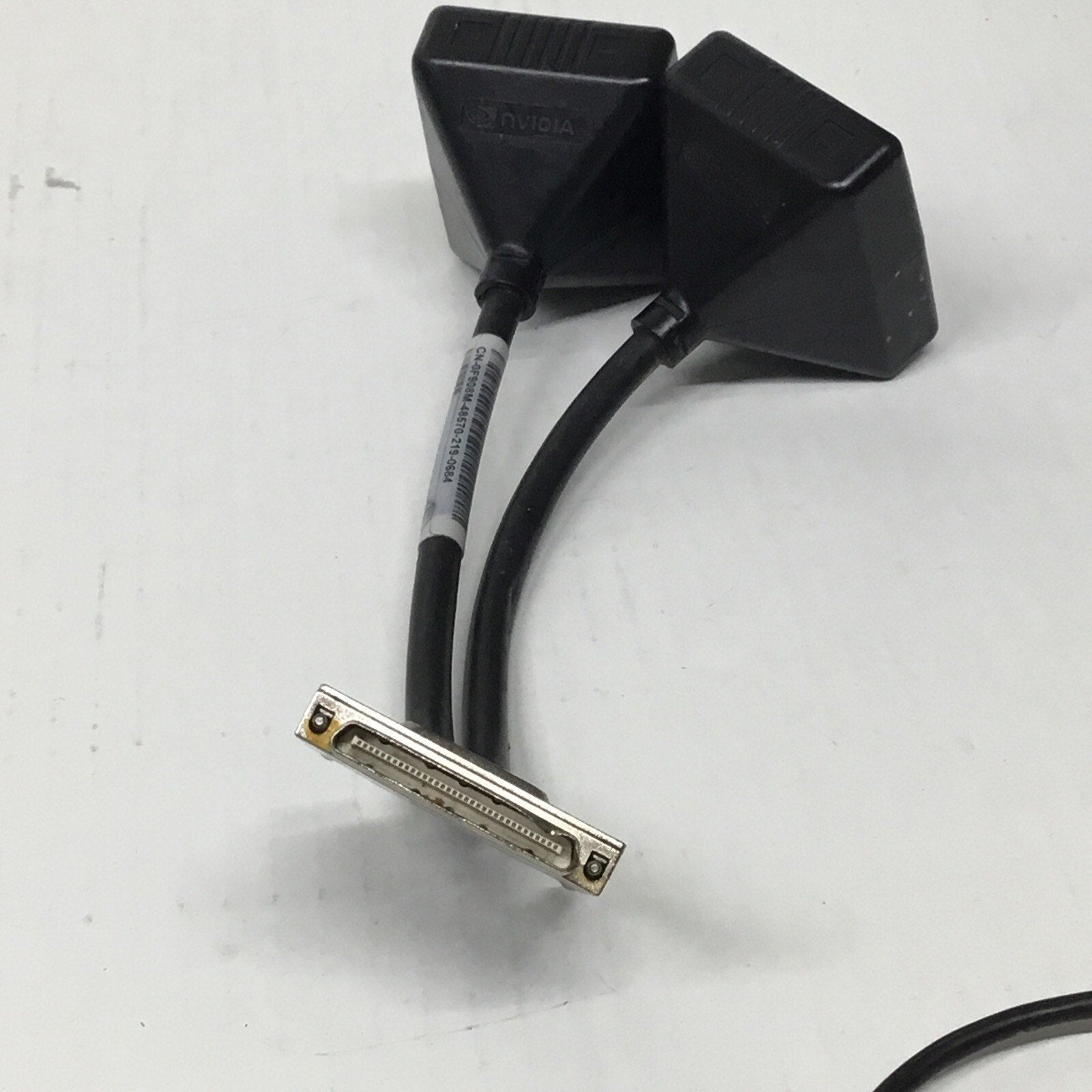 Genuine Dell NVIDIA Amphenol CN-0F908M QUAD DVI Splitter Cable (4 DVI ports)