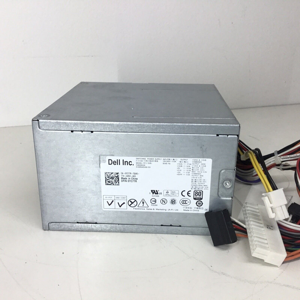Dell Optiplex 790 990 YC7TR 0YC7TR 265W Power Supply F265EM-00