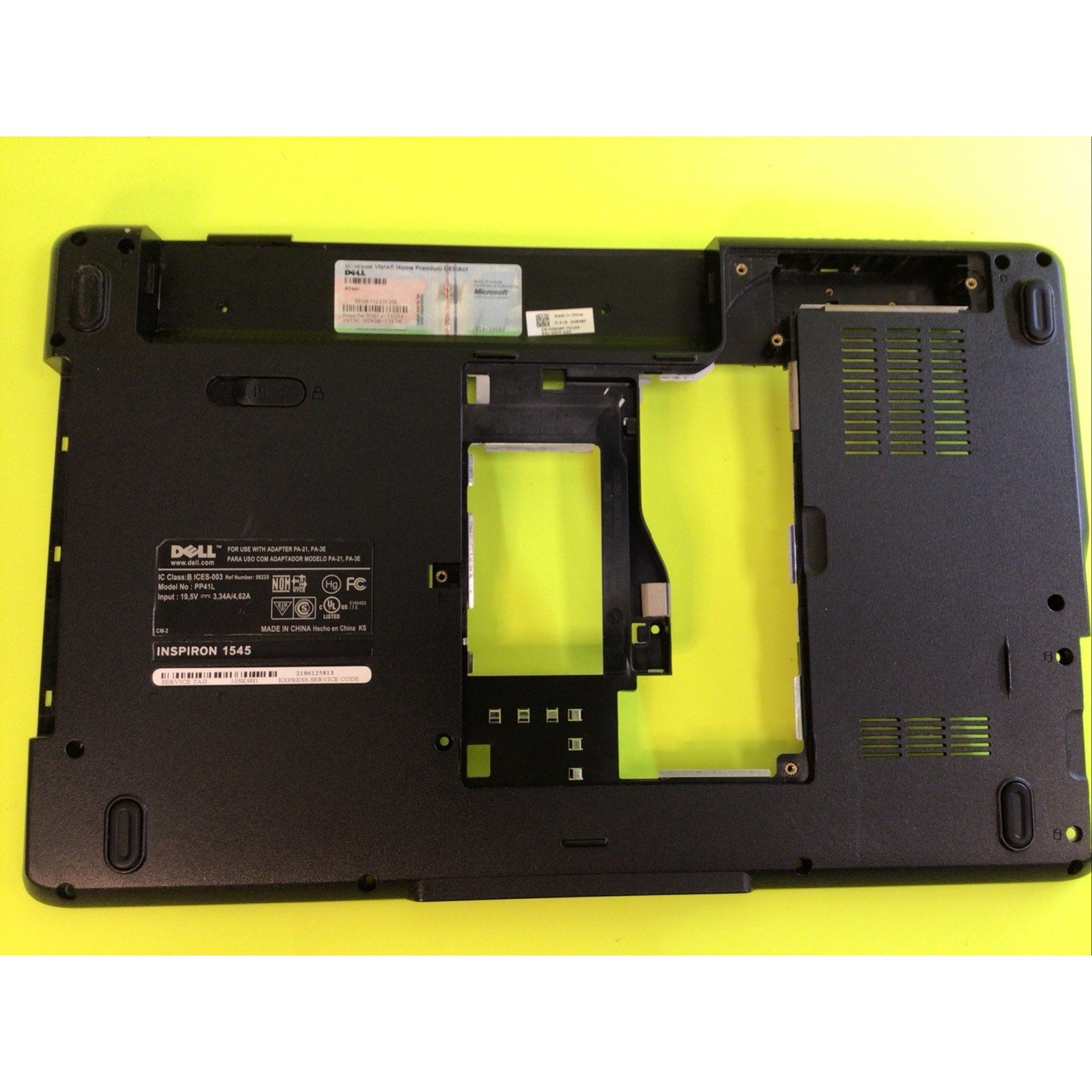 Dell Inspiron 1545 Bottom Chassis Case 0U499F