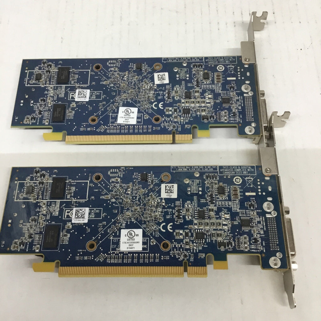 Lot( 2 ) Dell 0XF27T AMD Radeon HD5450 512MB DMS-59 PCIe Video Graphics Card
