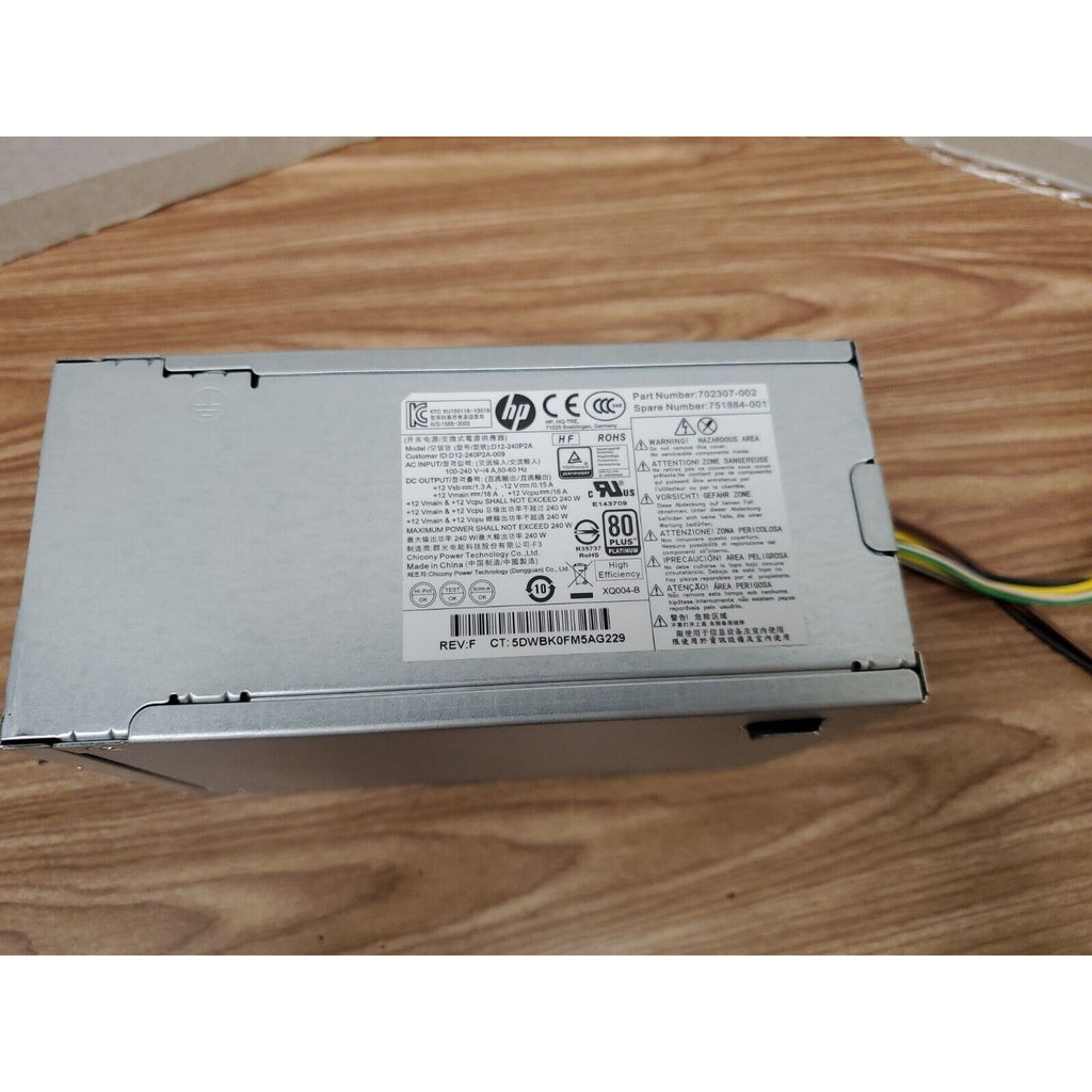 HP EliteDesk ProDesk D12-240P2A SFF Power Supply 702307-002 751884-001