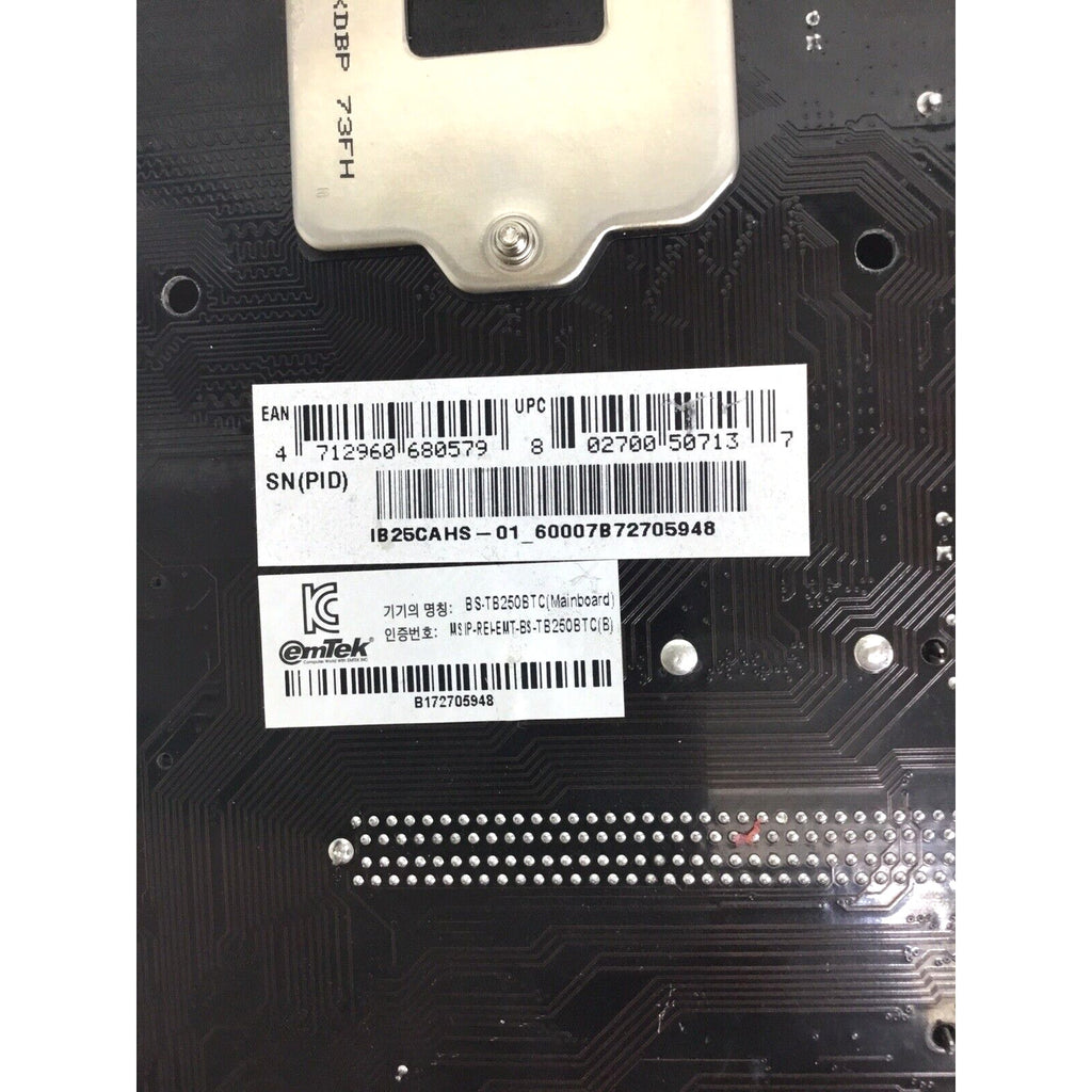 BIOSTAR TB250-BTC LGA 1151 Intel Motherboard PARTS ONLY