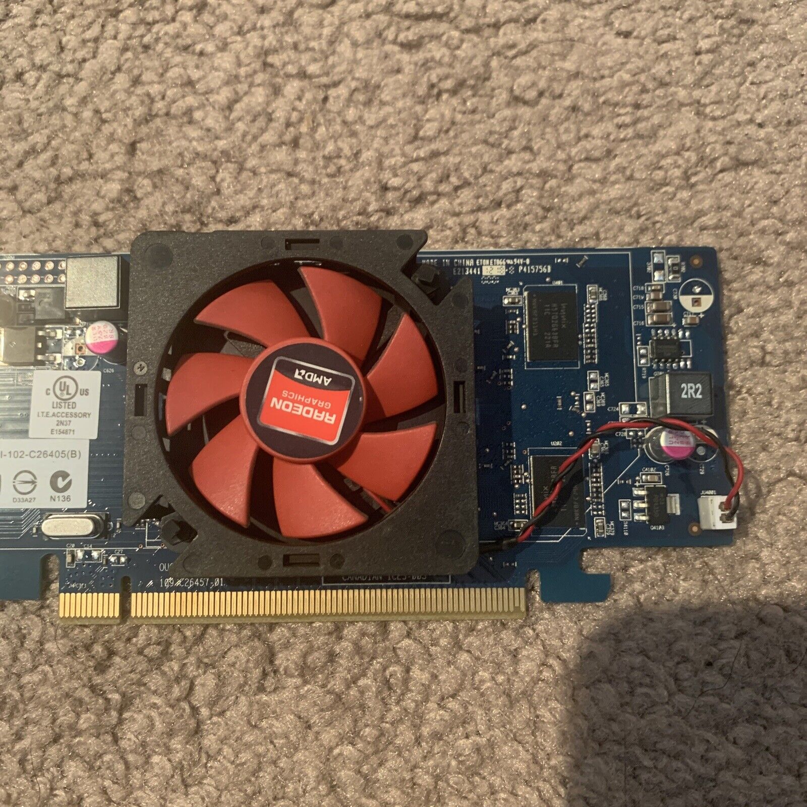 AMD Radeon HD6450 02C7NH 1GB PCI-E DVI-I DP Video Card ATI-102-C26405 (B) GPU