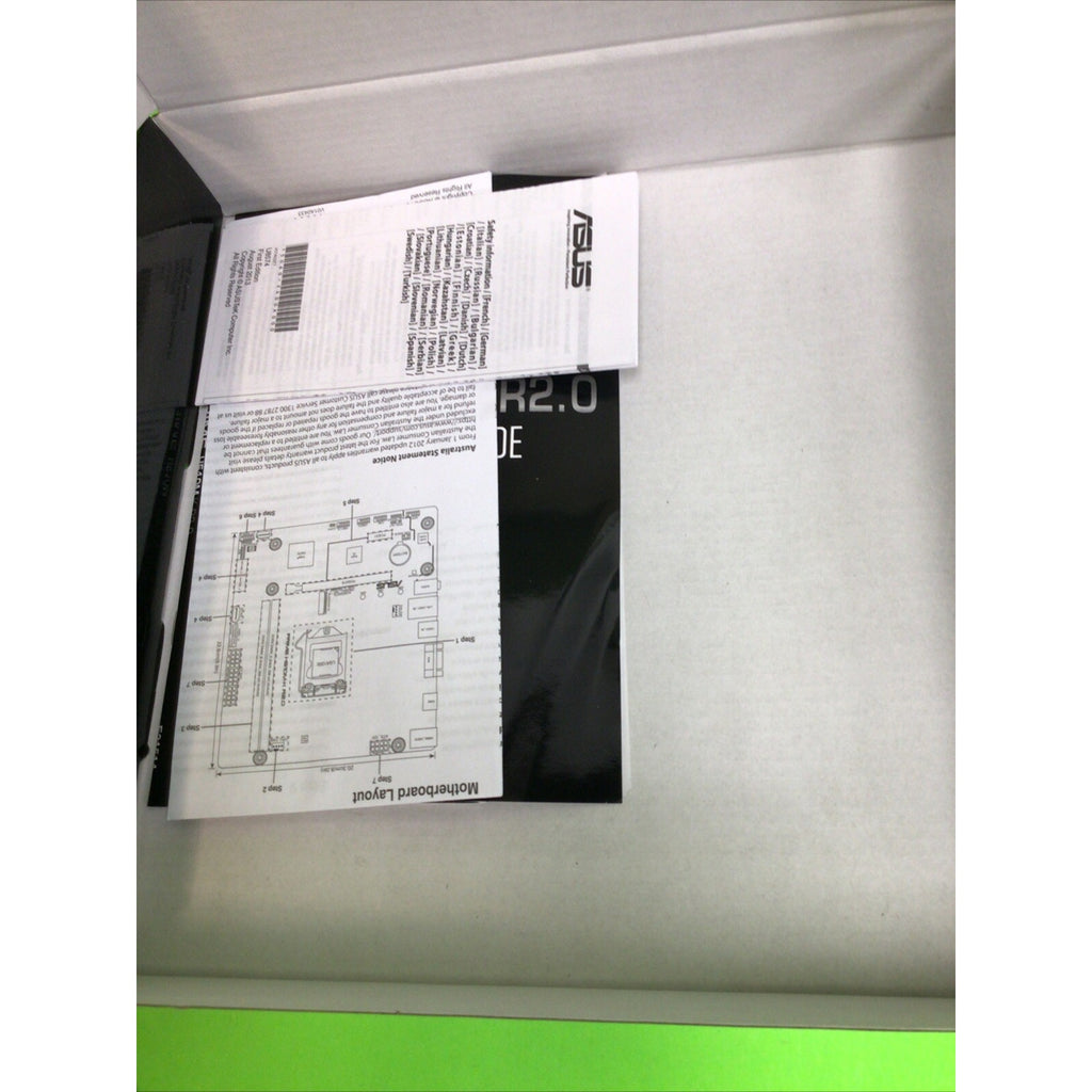 ASUS PRIME H510M-K R2.0 w/ I/O Shield FOR PARTS or REPAIR